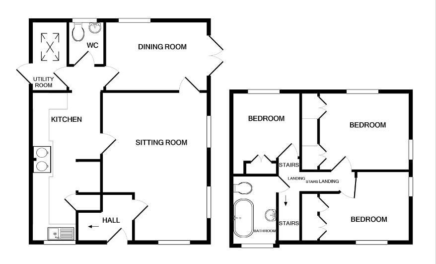 Hope Cottage, Wethersfield Road, Finchingfield floorplan
