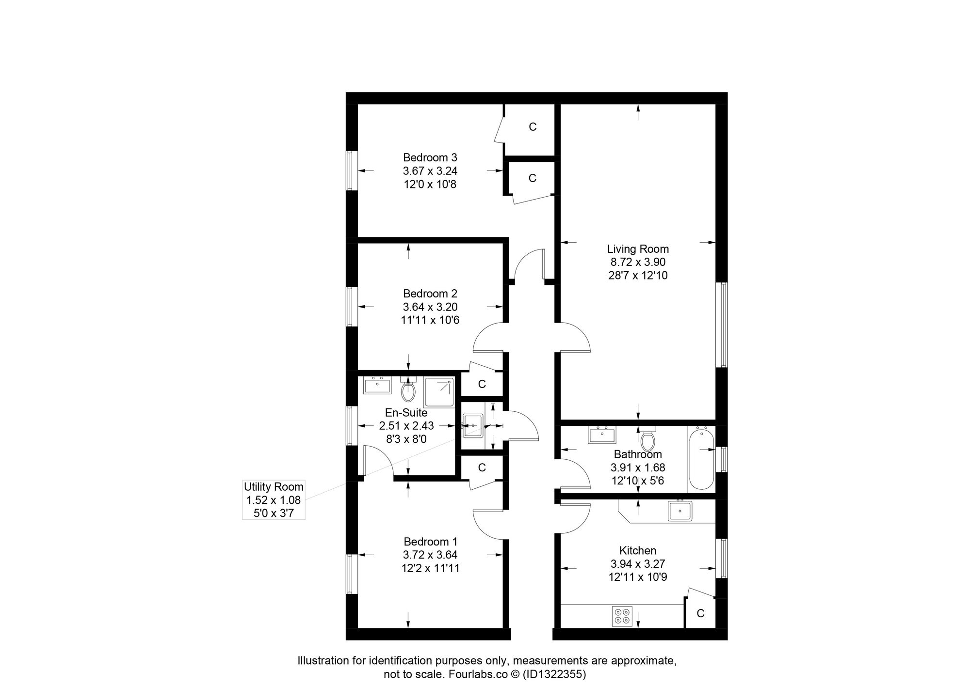 7g Shepherds Loan, Dundee floorplan