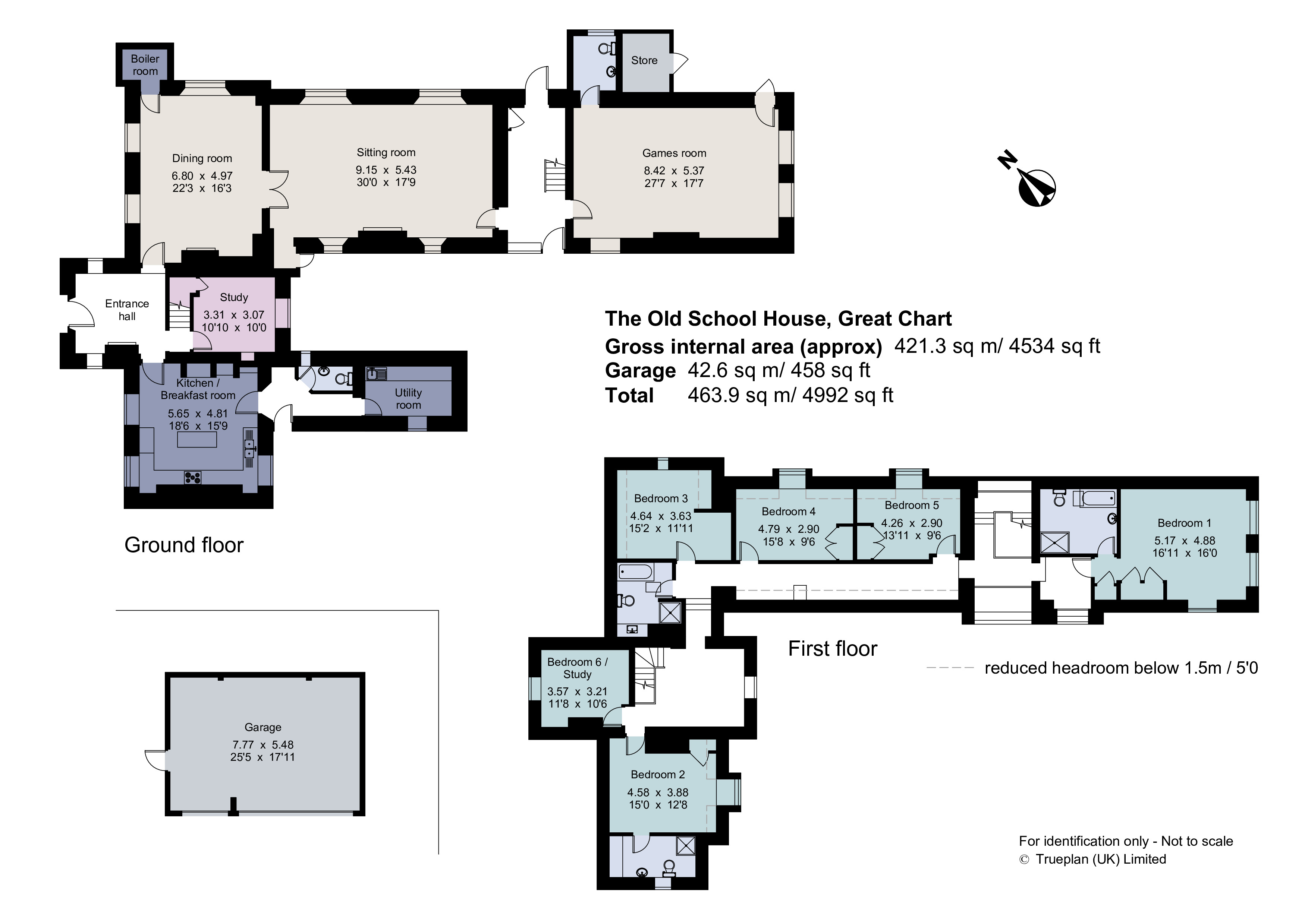 The Old School House,, The Street, Ashford floorplan