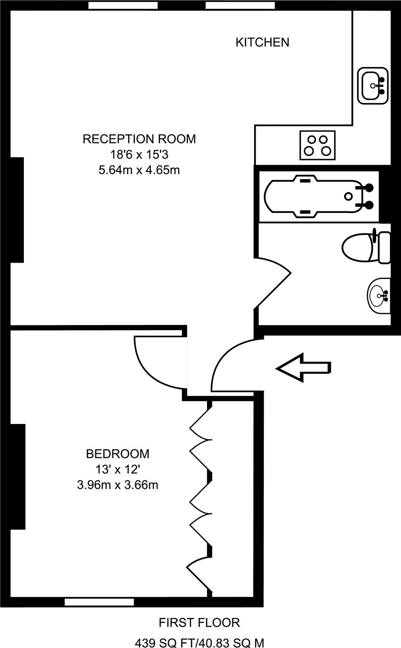 1 Bedrooms Flat to rent in Elgin Avenue, Maida Vale, London W9