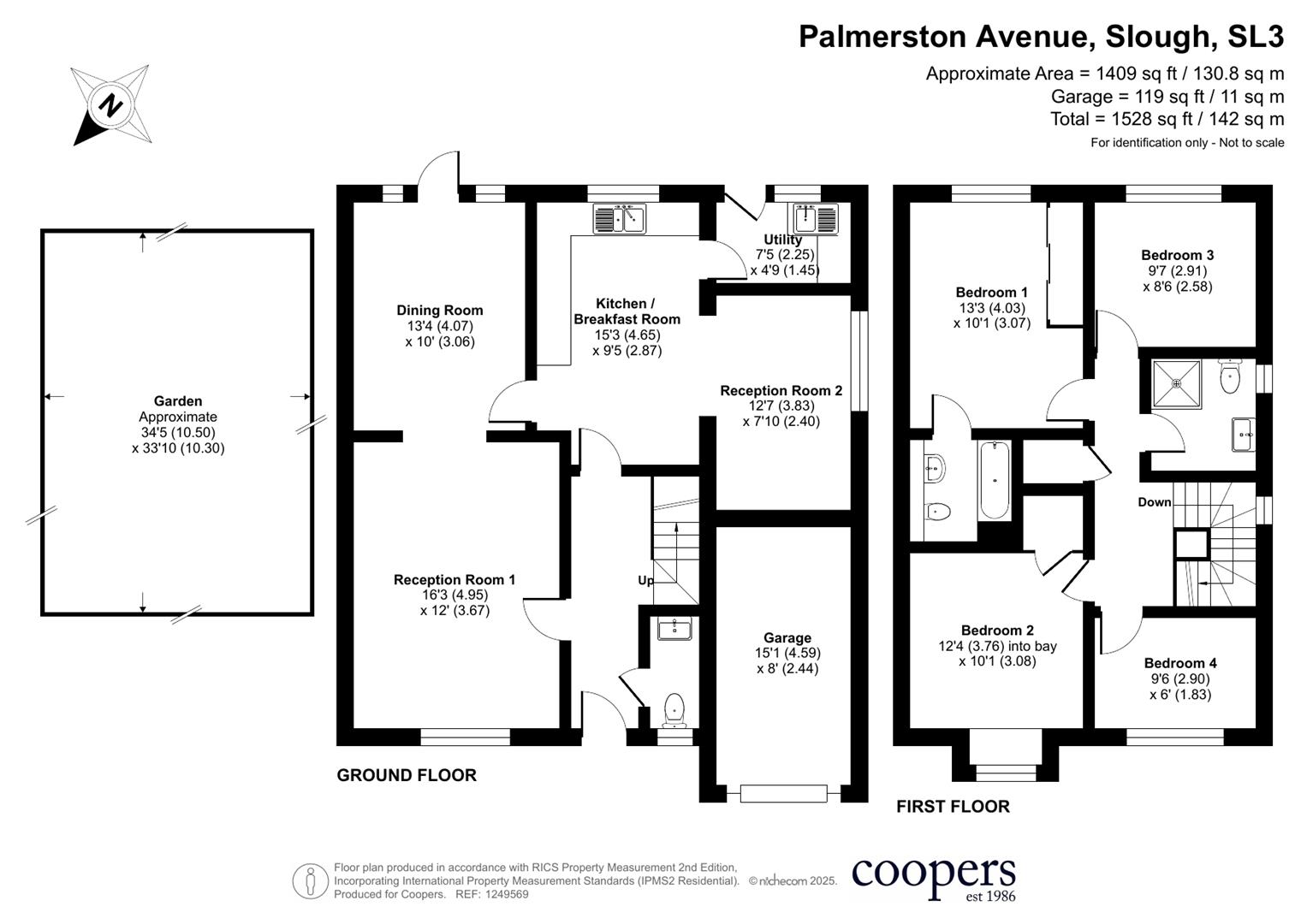 42, Palmerston Avenue, Slough floorplan