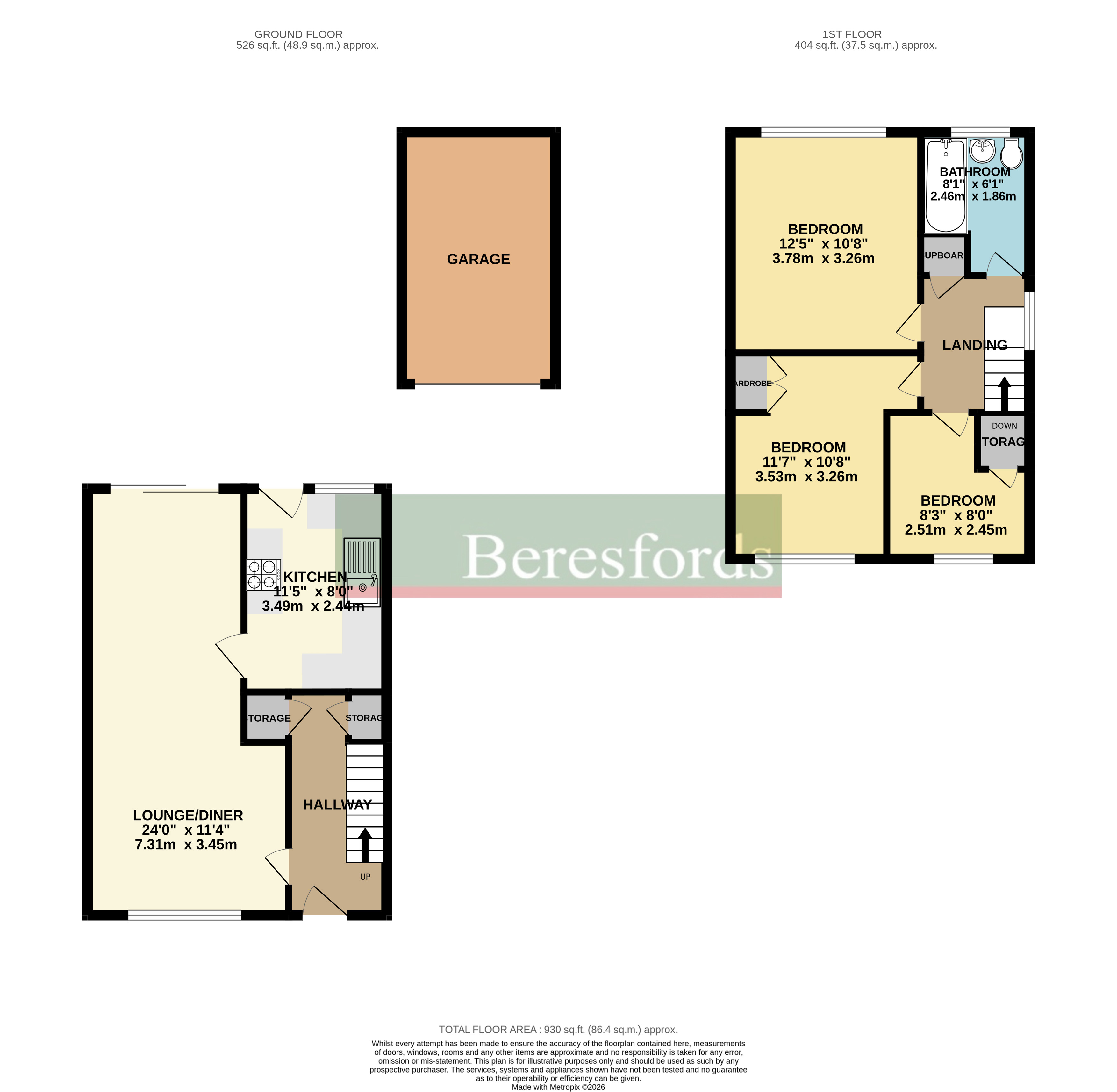 2, Stuart Close, Essex floorplan