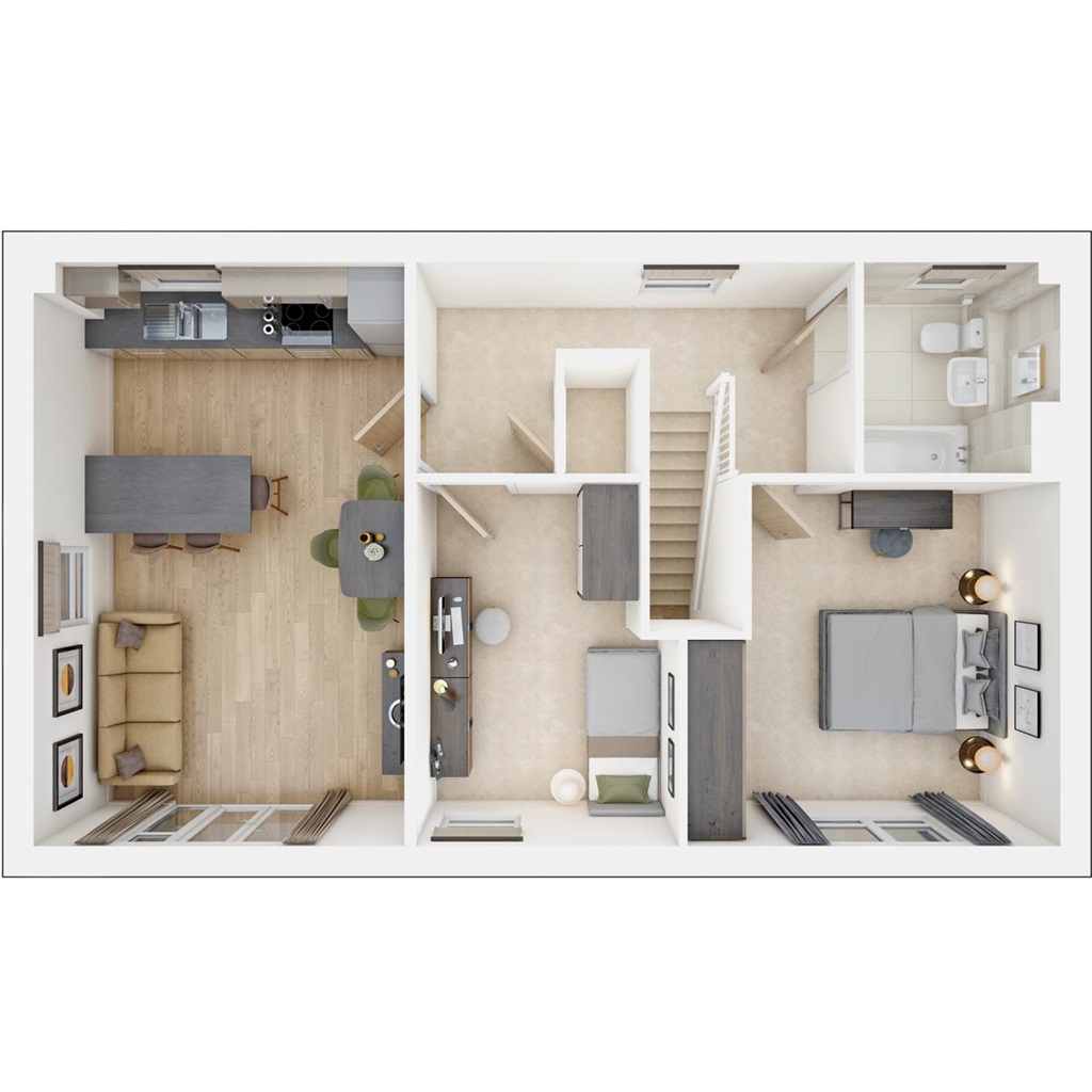 The Gilldale - Plot 59, Woodlands Chase, Curbridge Way, Whiteley floorplan