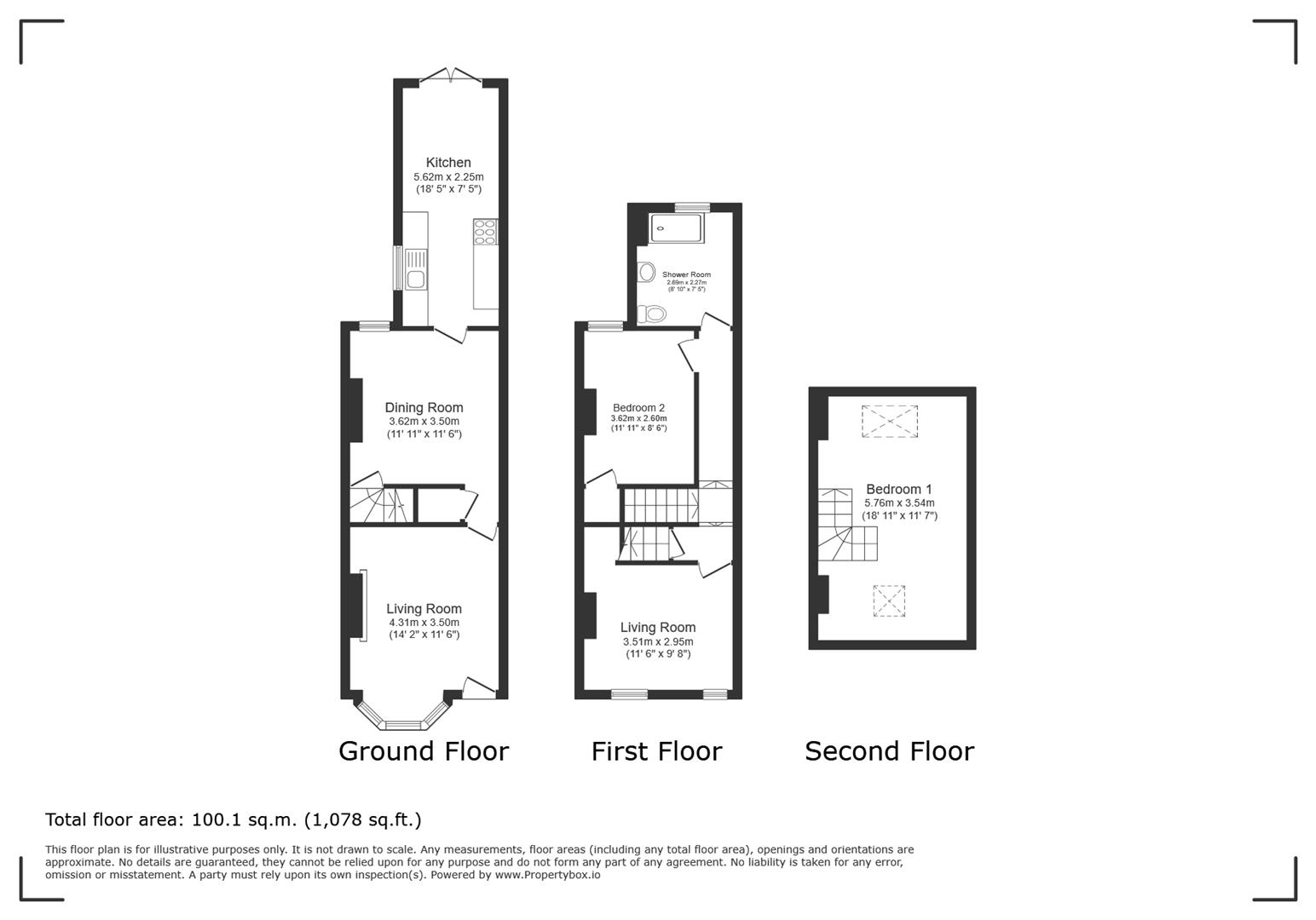 71, Main Street, Nottingham floorplan