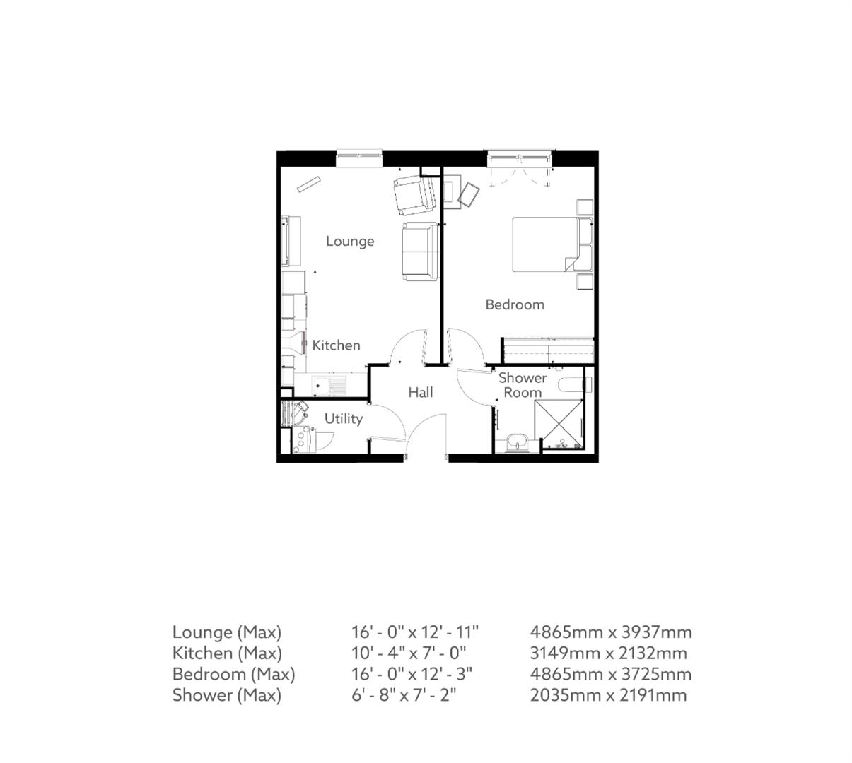 321211, John Percyvale Court, Coare Street, Macclesfield floorplan