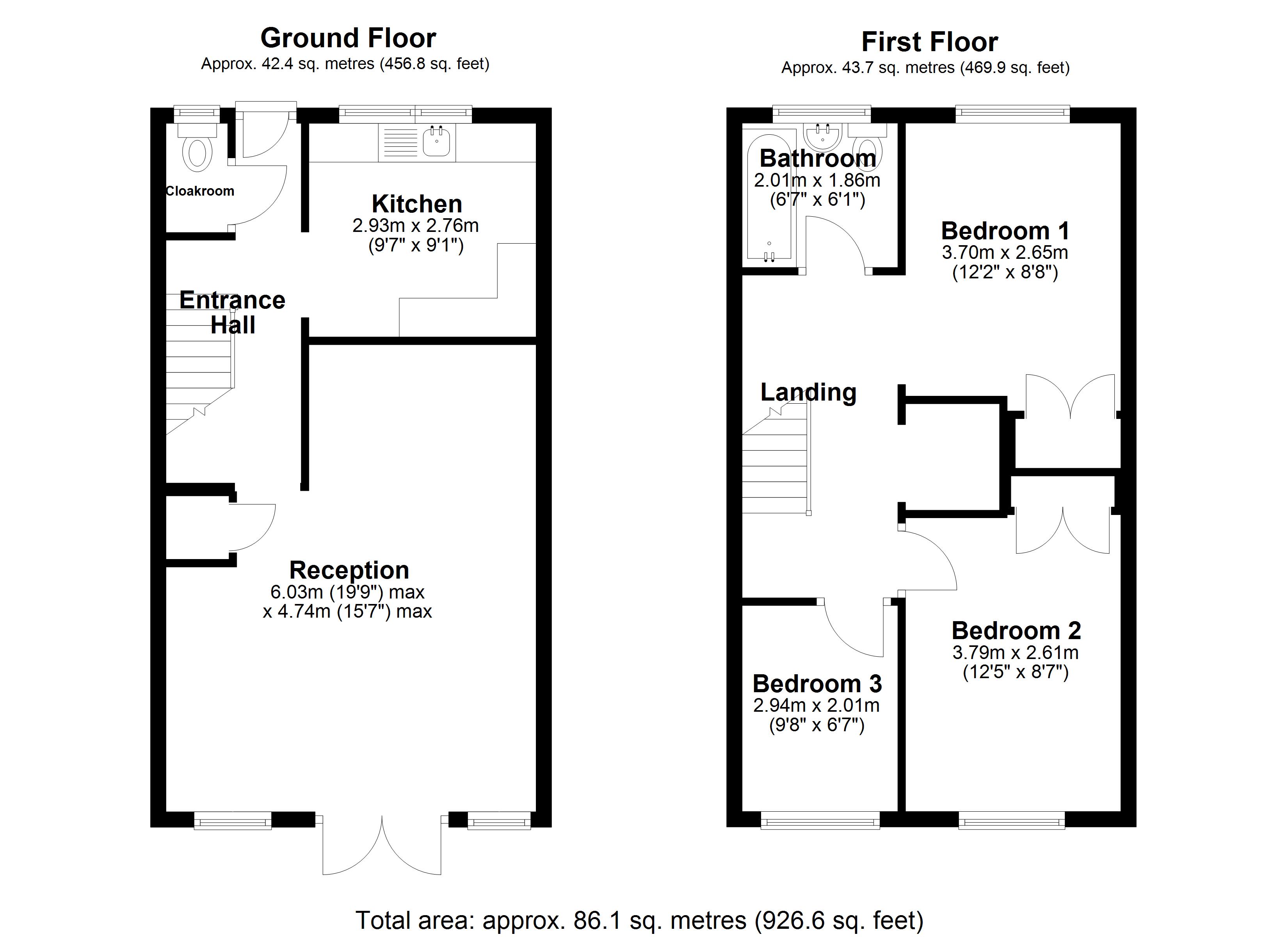 23, Church Road, Kent floorplan