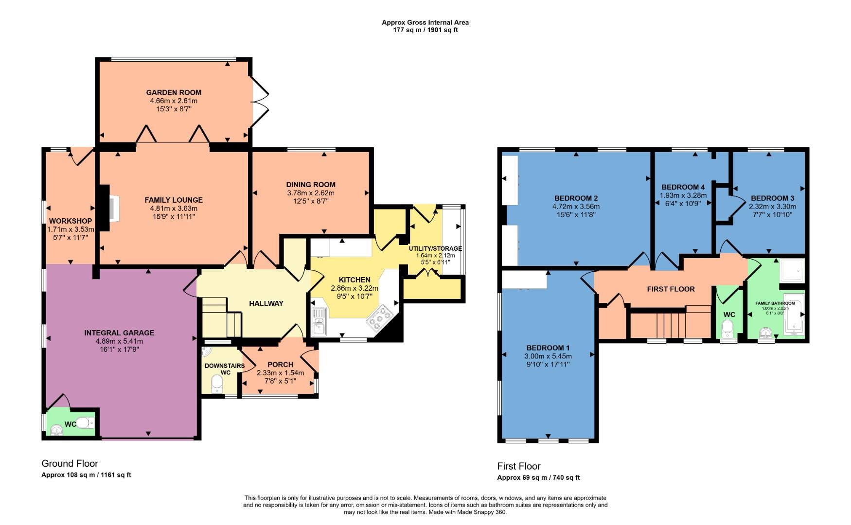 Ingleborough, 23, Pennine Road, Dewsbury floorplan