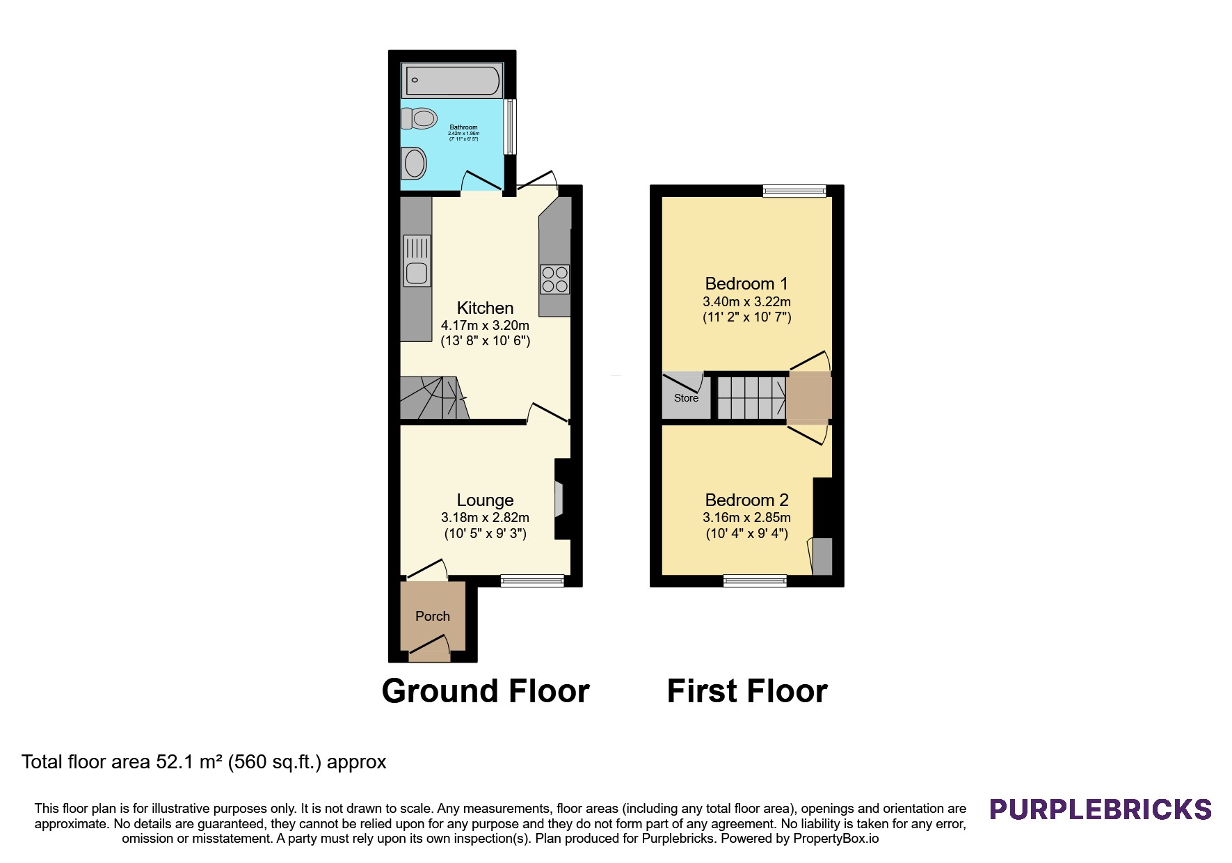 17, Lower Bell Lane, Ditton, Aylesford floorplan