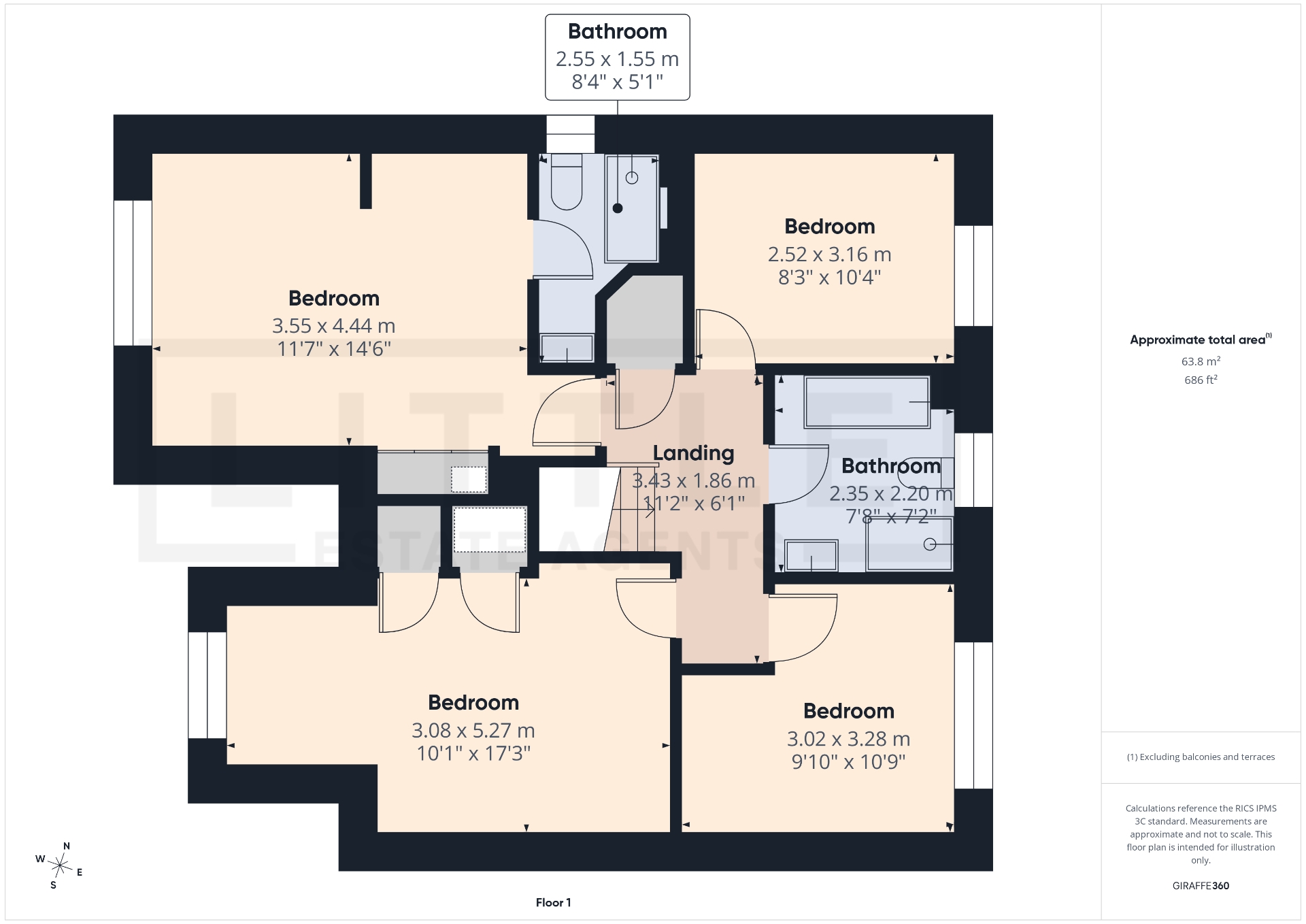 8, Hedworth Gardens, St. Helens floorplan