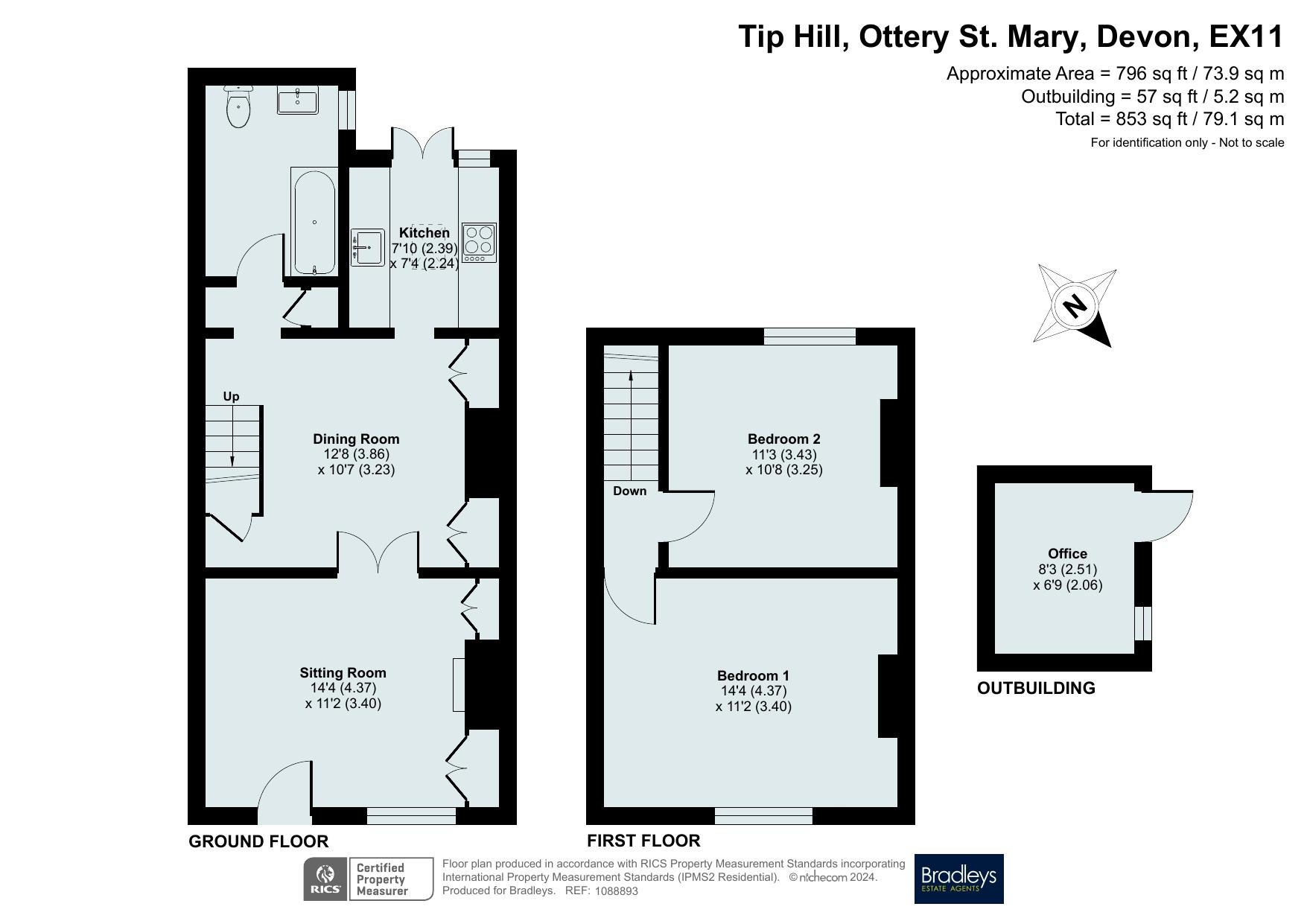 Tip Hill, Devon floorplan