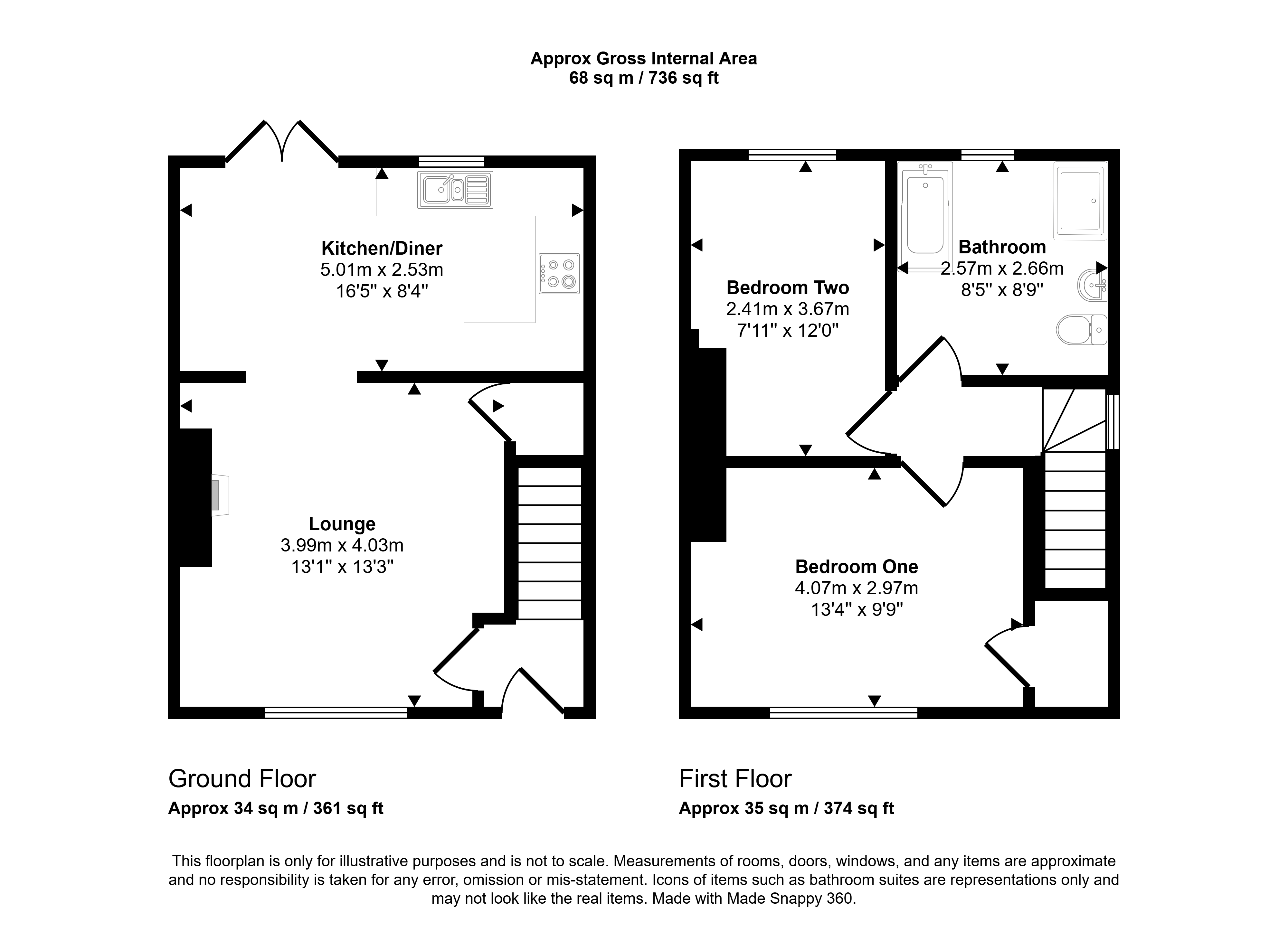 6, Ullswater Terrace, Durham floorplan