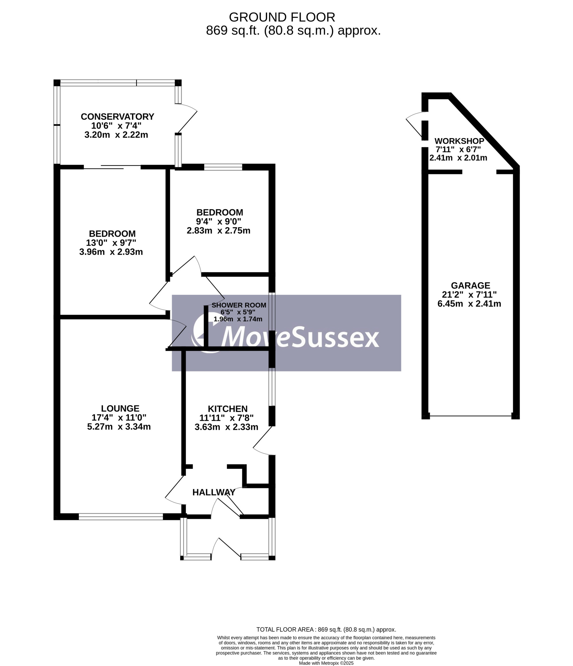15, Old Orchard Place, Hailsham floorplan