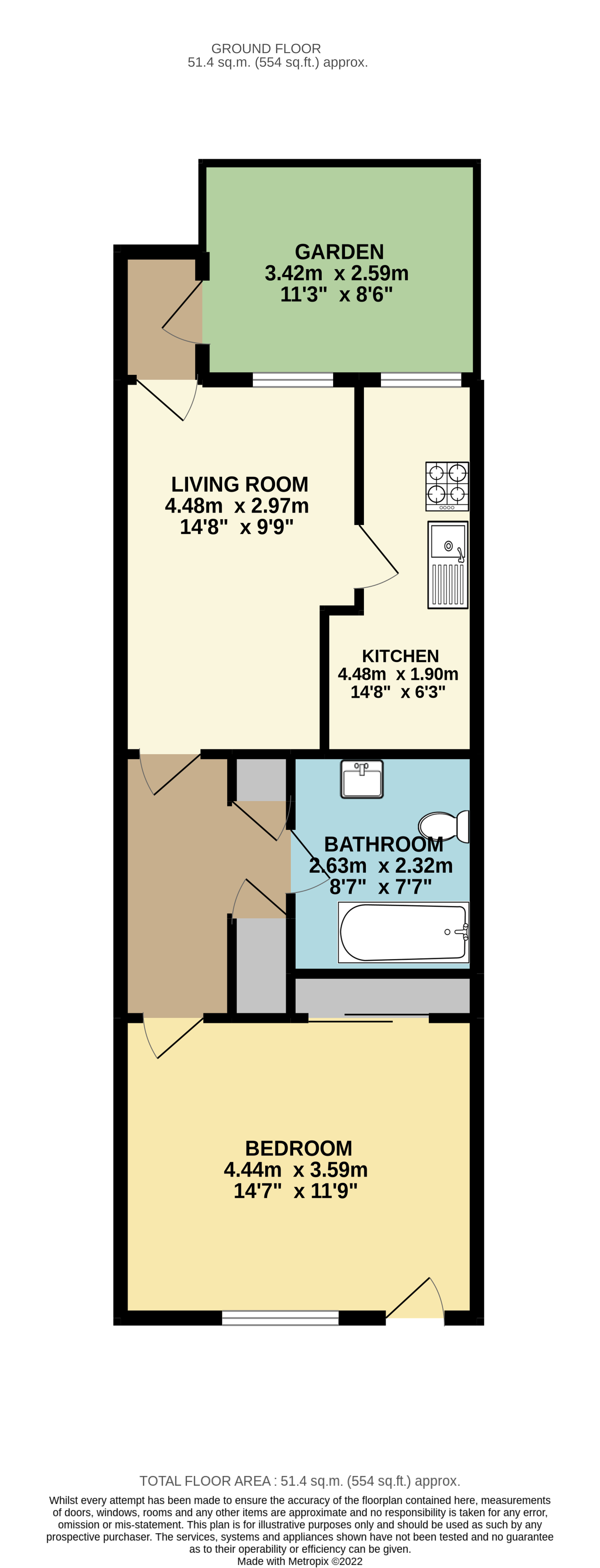 5, Greatfield Close, London floorplan