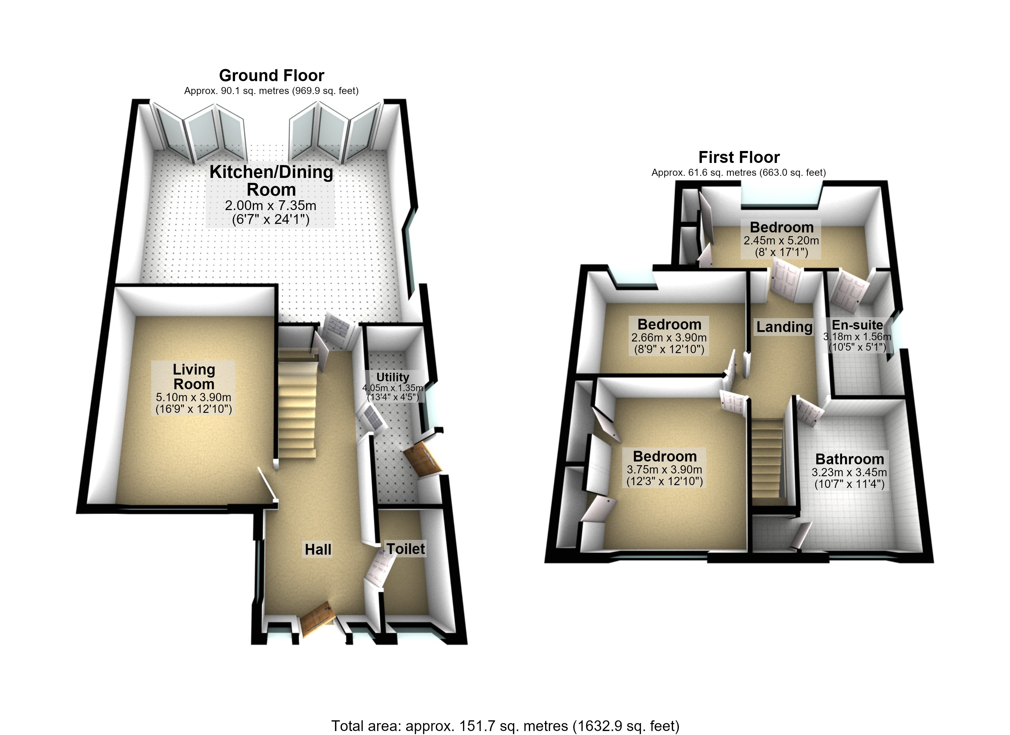 33, Bedford Road, Essex floorplan