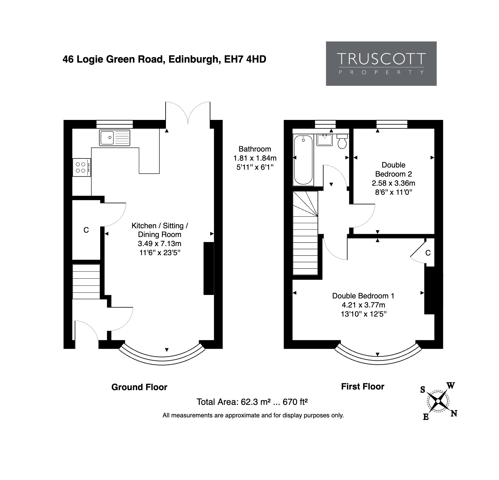 46, Logie Green Road, EDINBURGH floorplan
