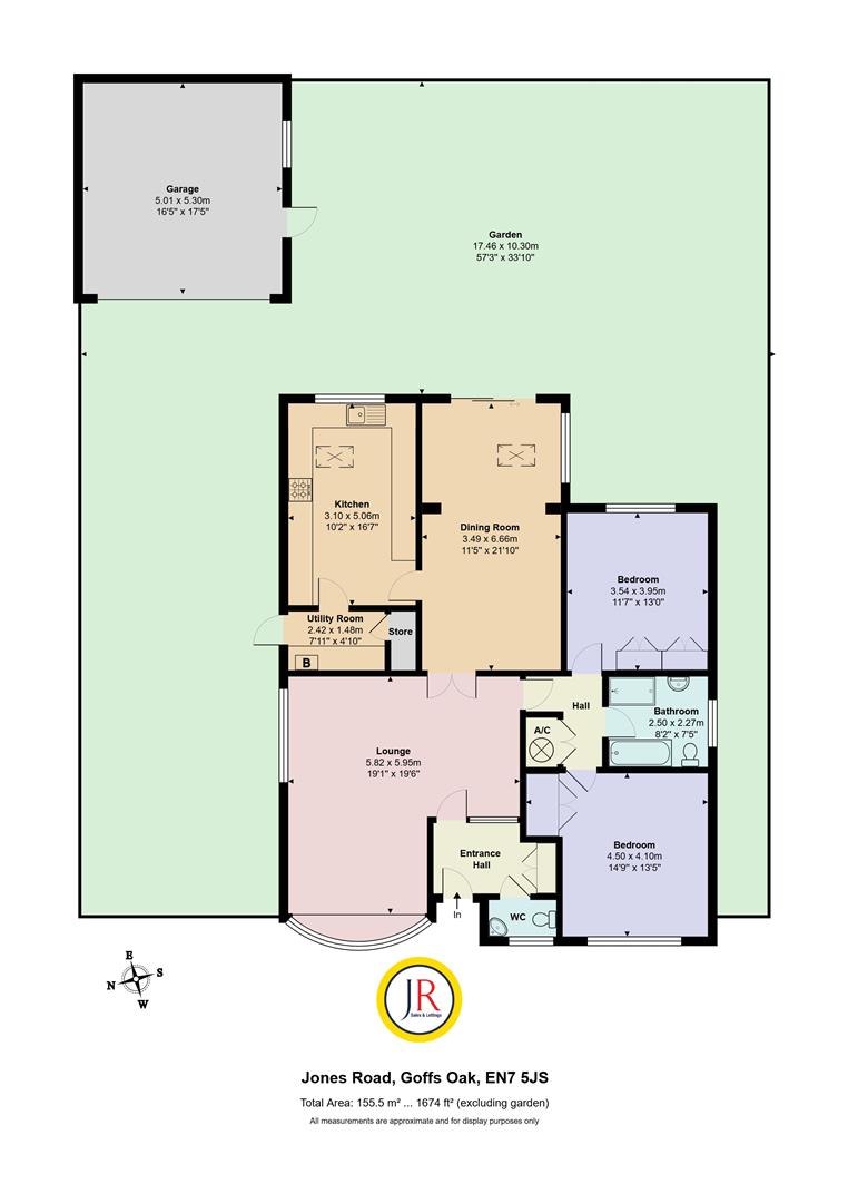 44, Jones Road, Waltham Cross floorplan