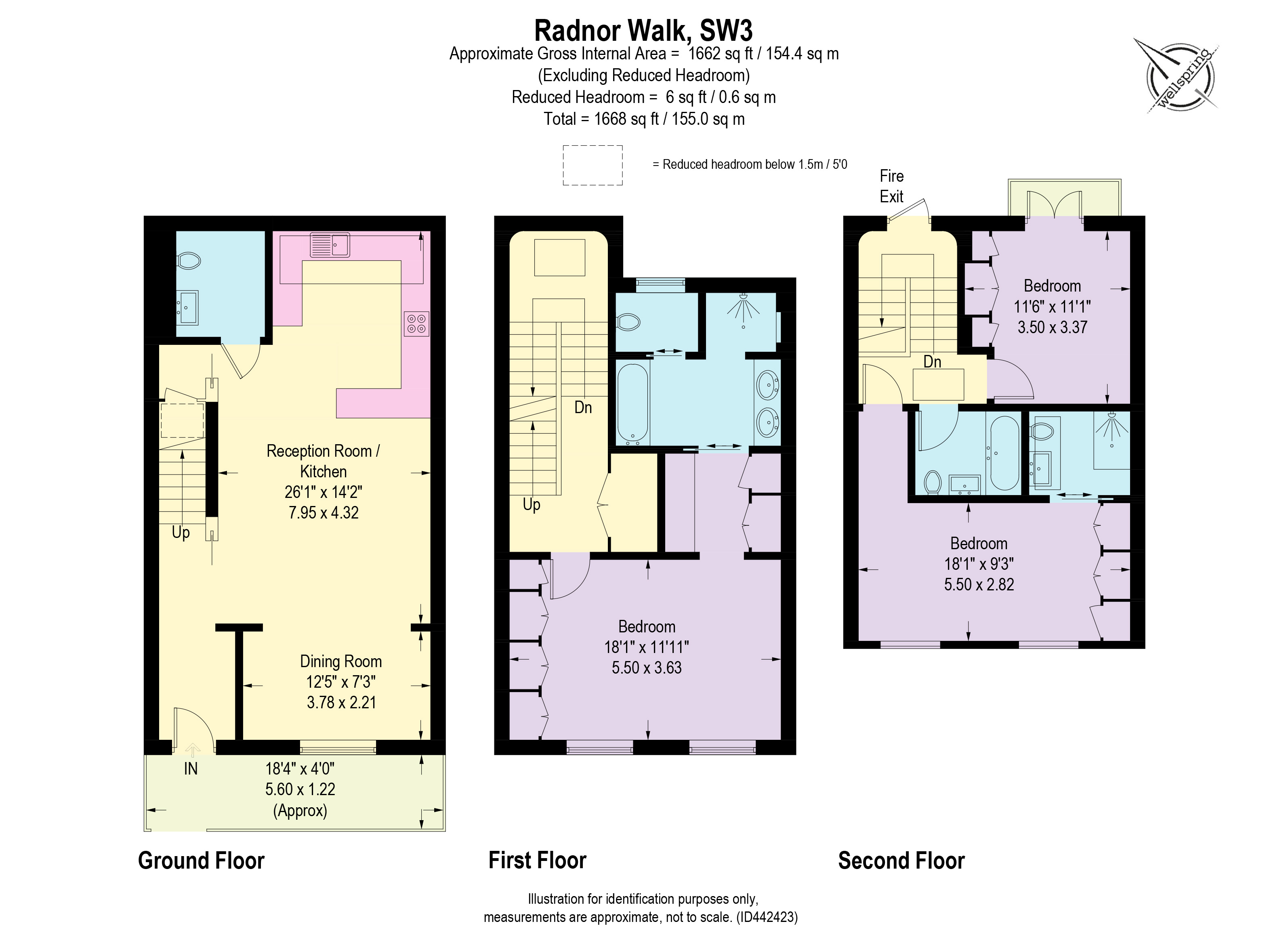 5a, Radnor Walk, London floorplan