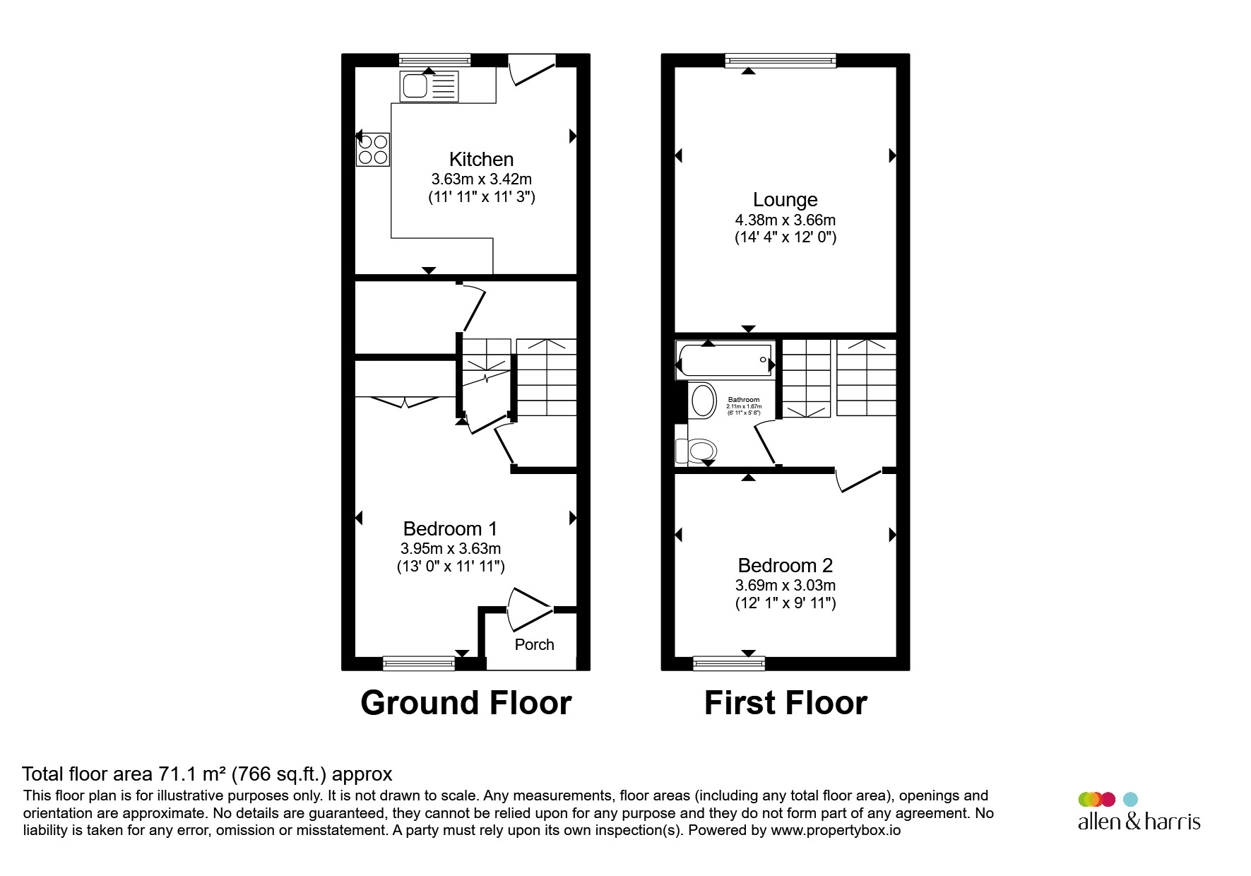 18, Mossvale Road, Glasgow floorplan
