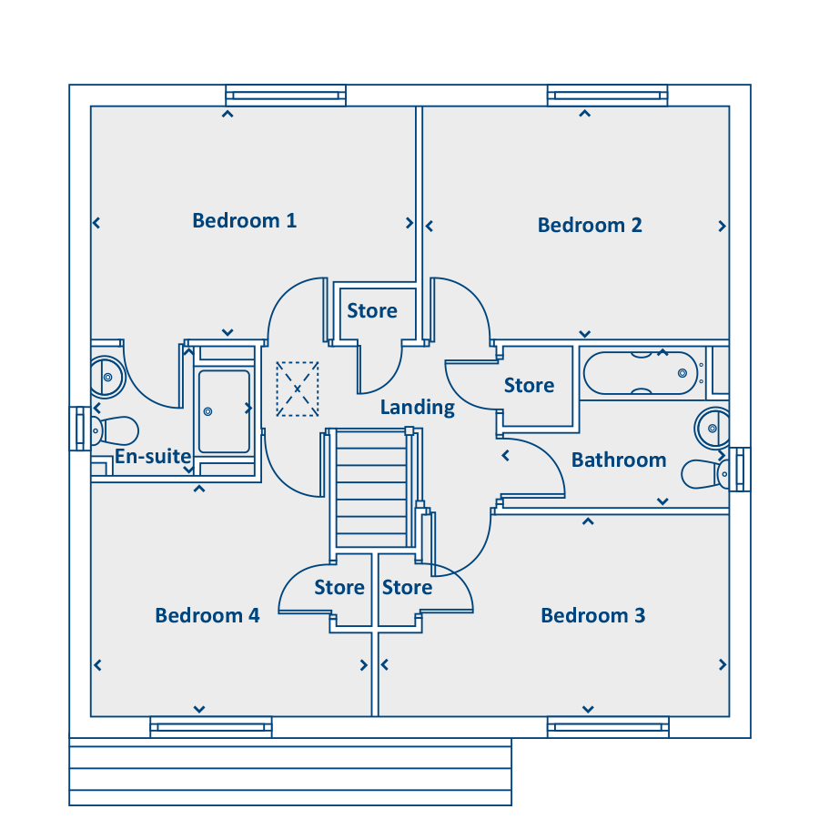 Plot 111, Off Beacon Lane, Cramlington floorplan