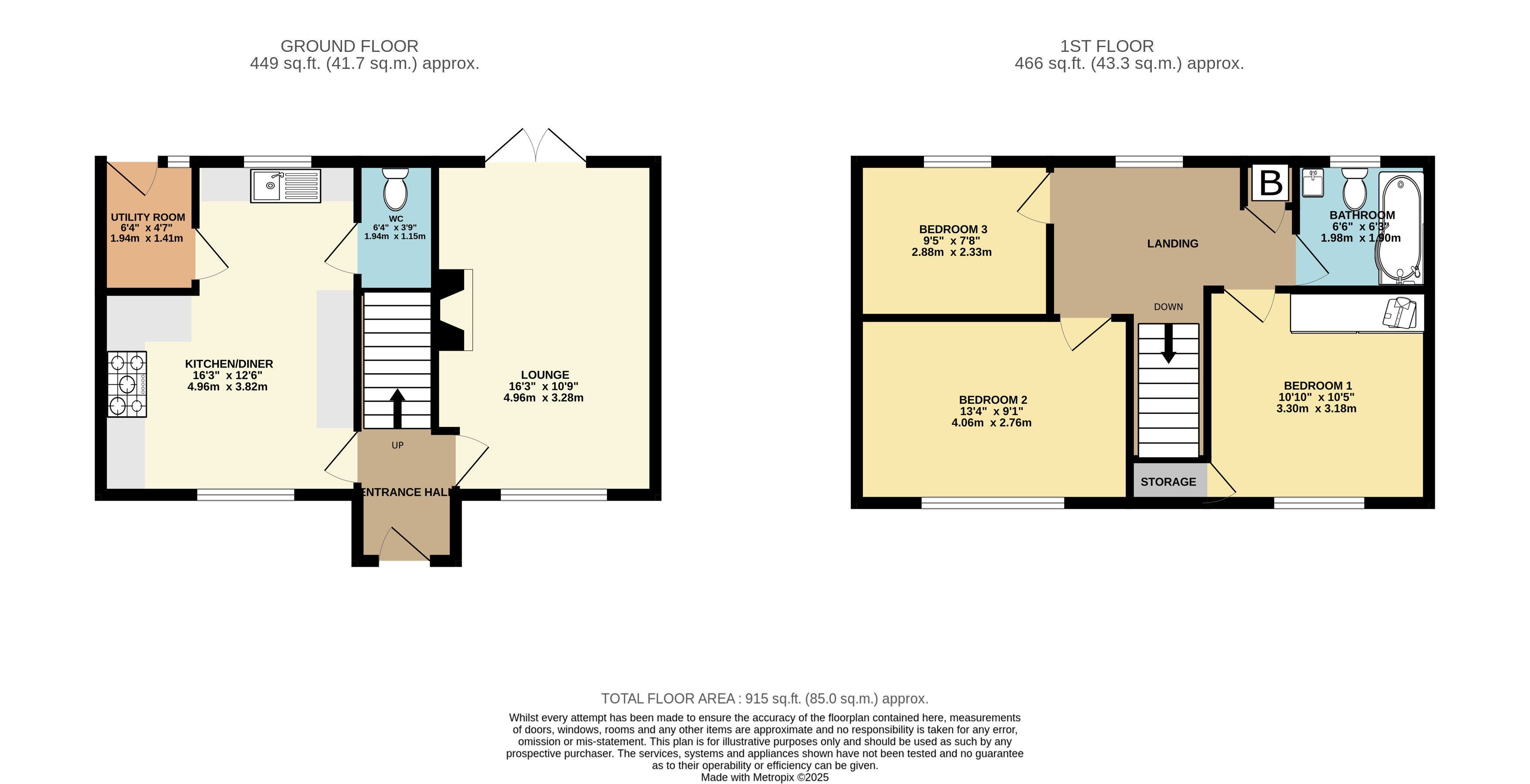 298, Wharf Road, Ealand, Scunthorpe floorplan