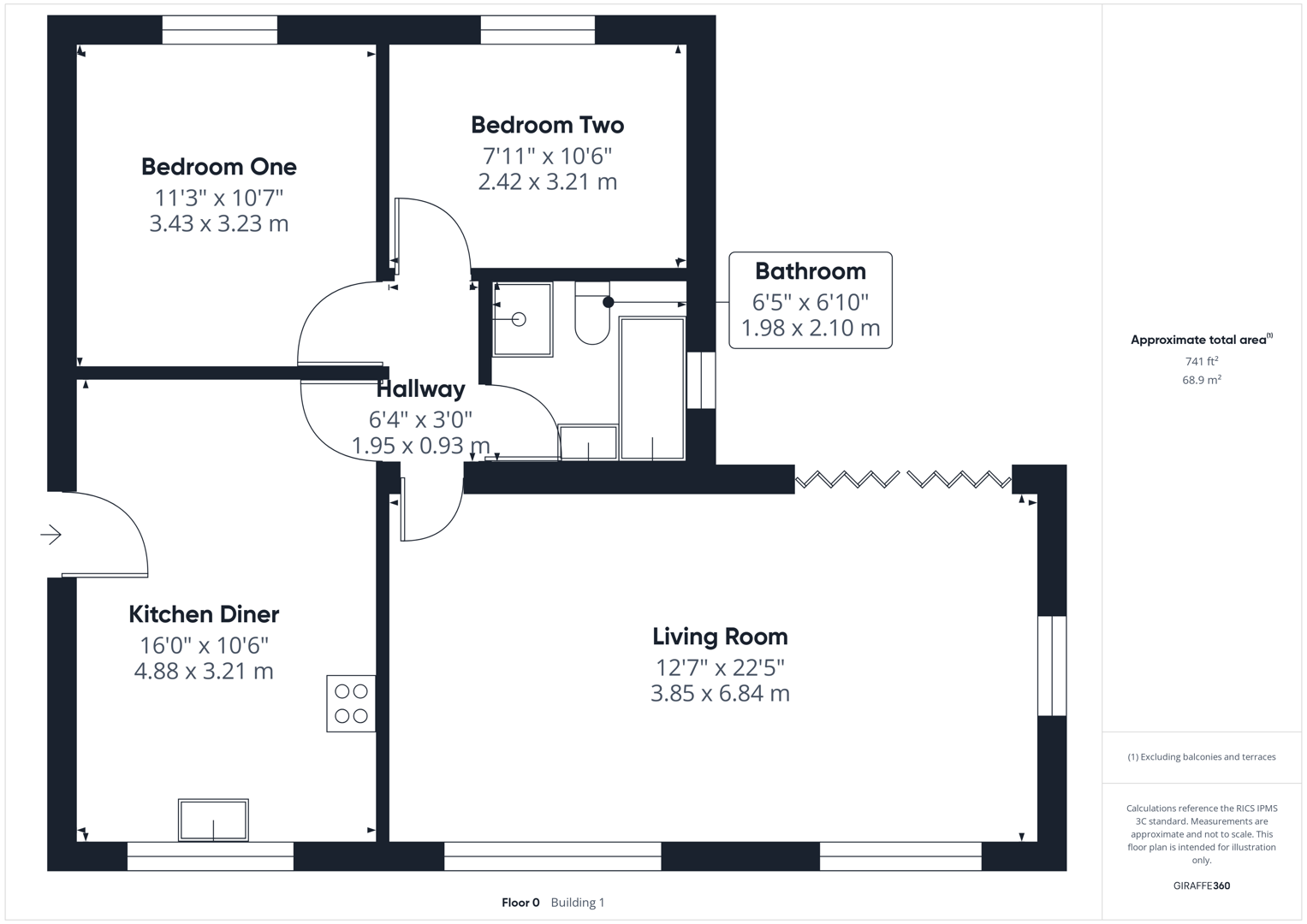1 Ings View, High Street, Knottingley floorplan