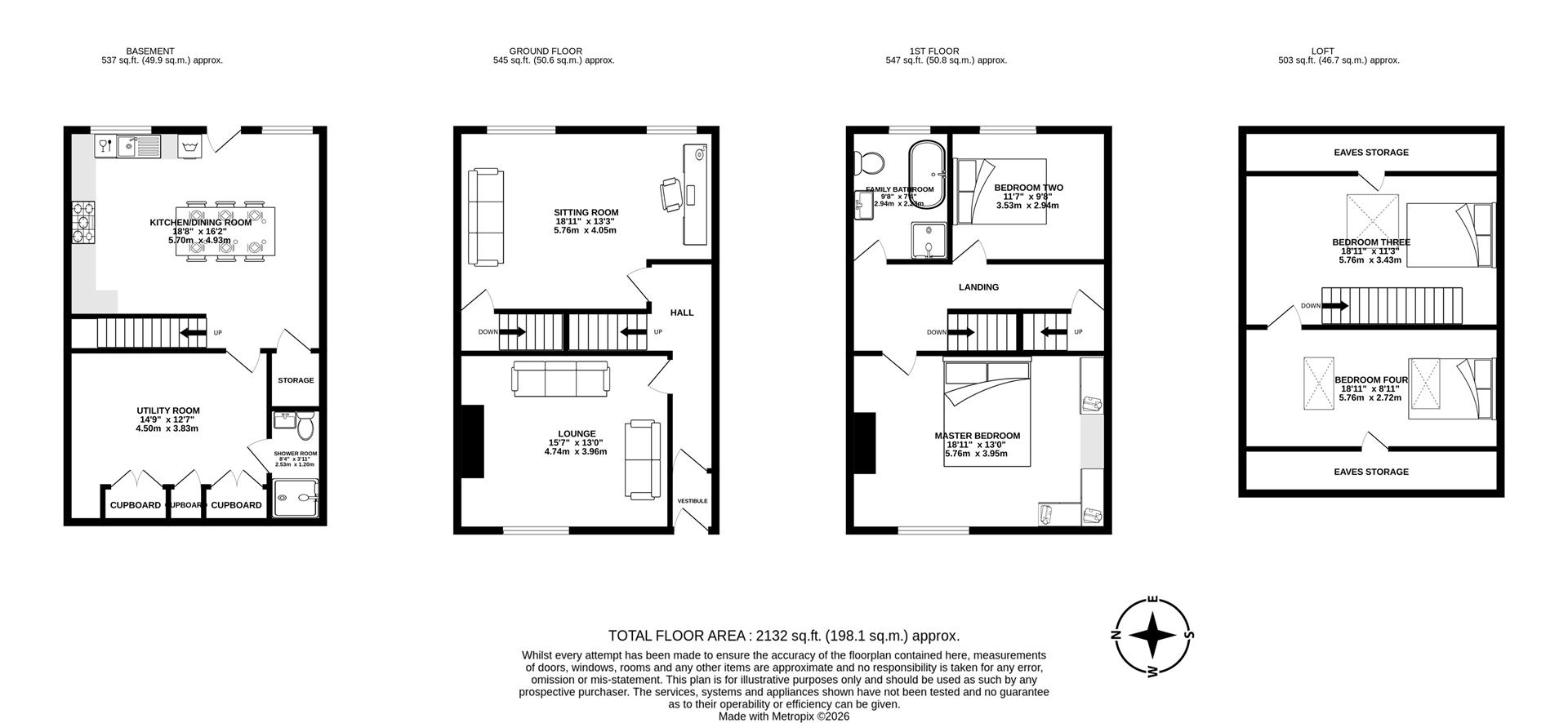 98, High Street, Bolton floorplan