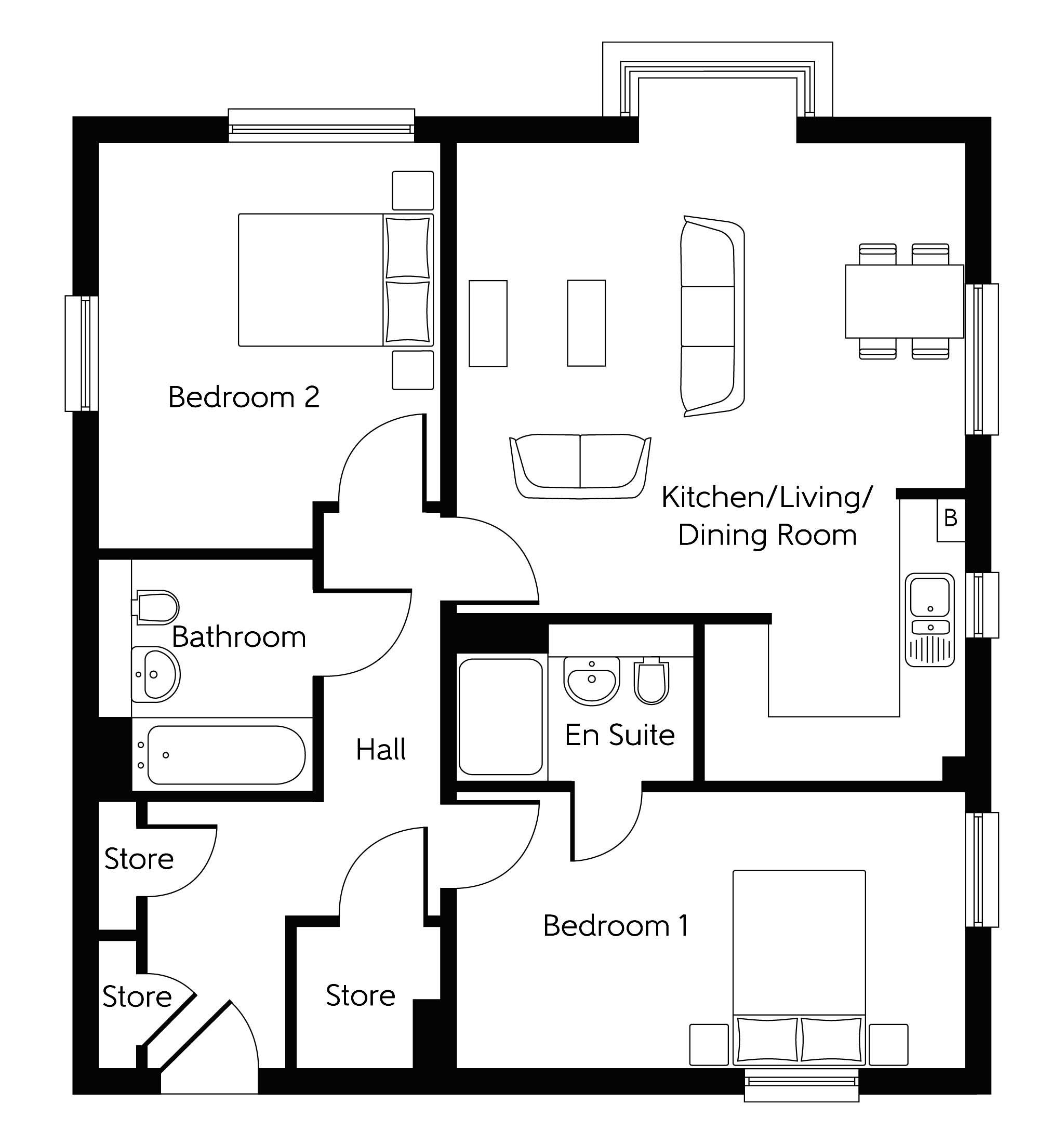 2 Bedrooms Flat for sale in Graveney Road, Faversham, Kent ME13