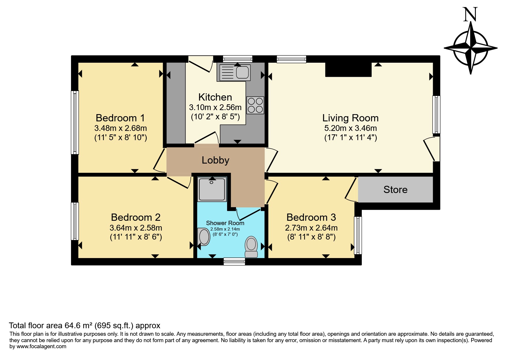 10, Carral Close, Lincoln floorplan