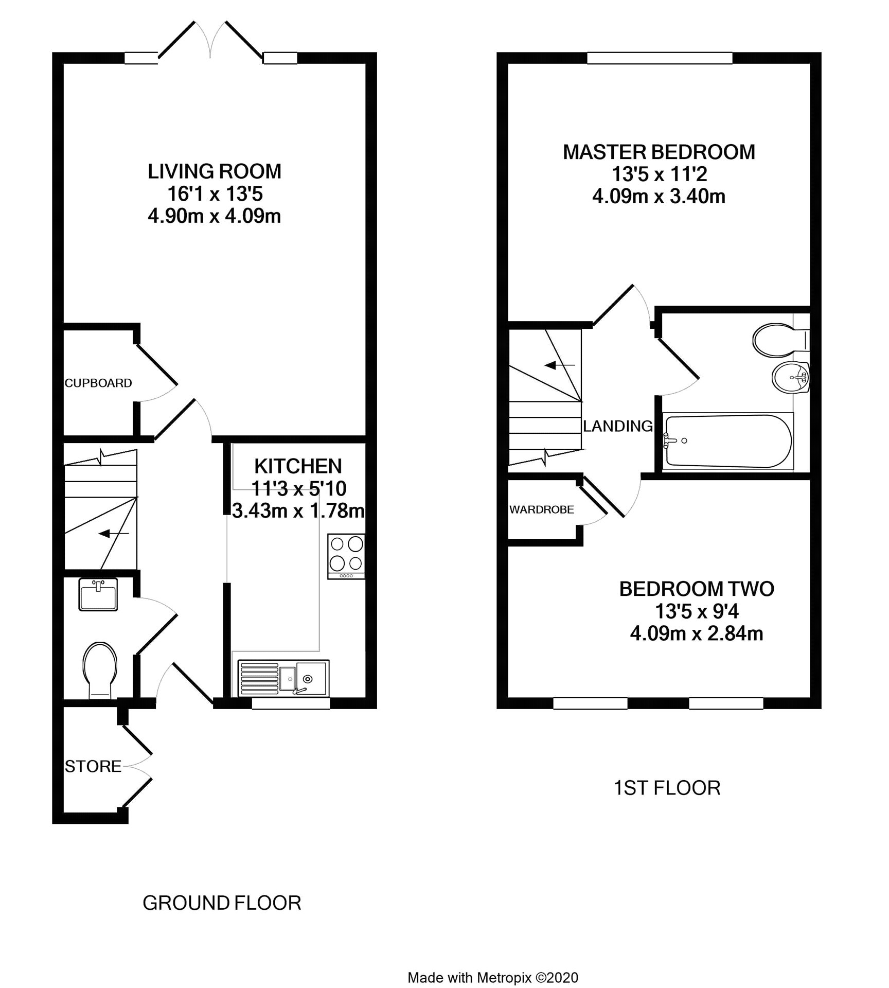 7, Kenley Place, Farnborough floorplan