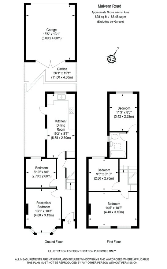 6, Malvern Road, Haringey floorplan