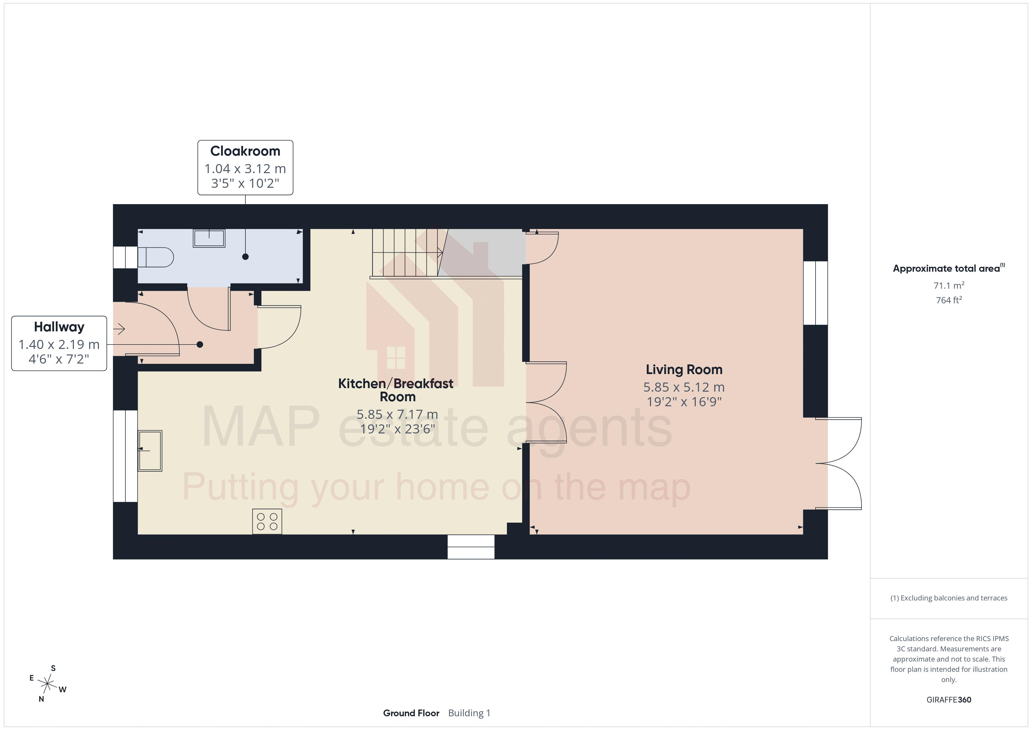 8, College Lane, Redruth floorplan