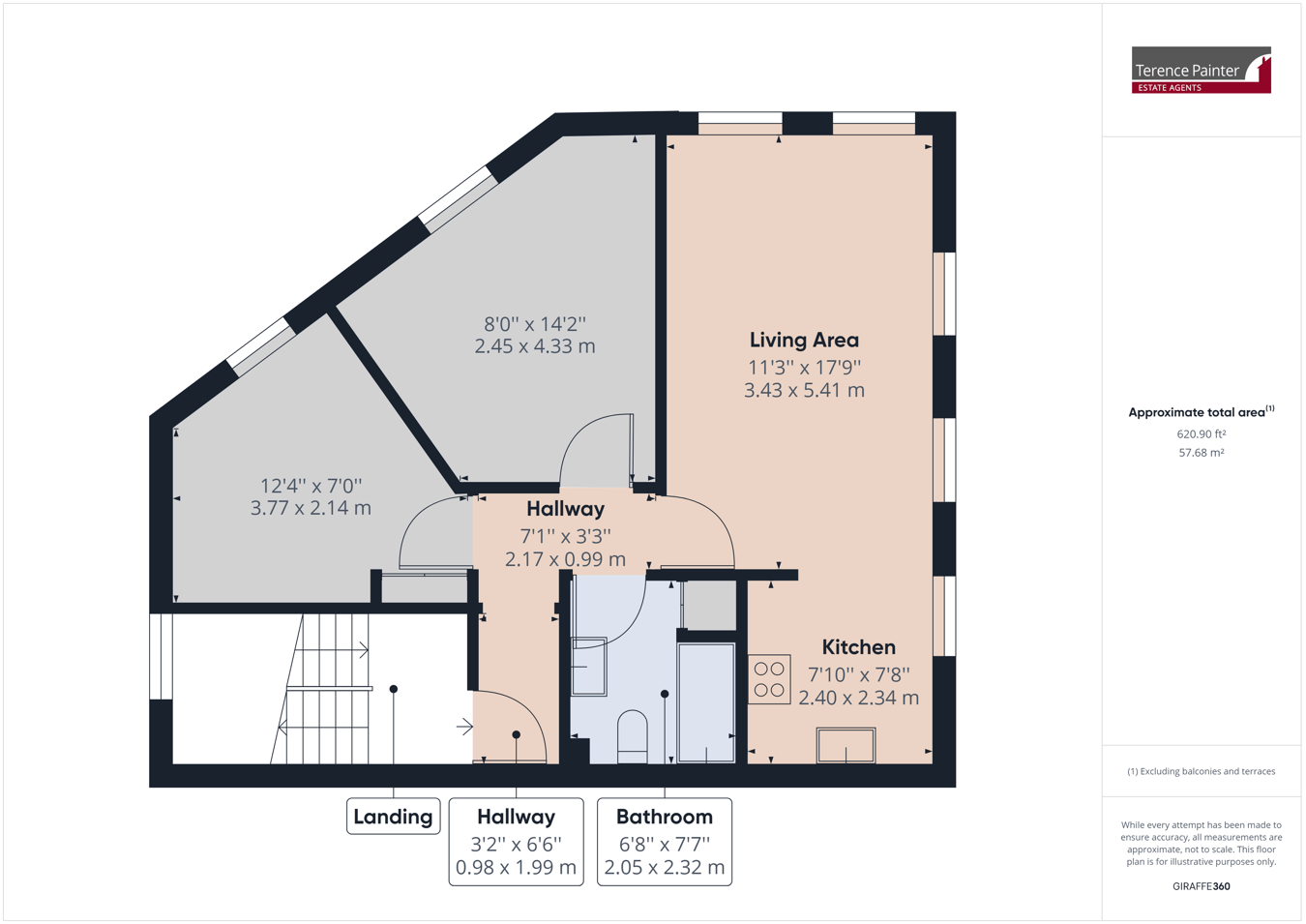 2 Serene Court, York Street, Broadstairs floorplan