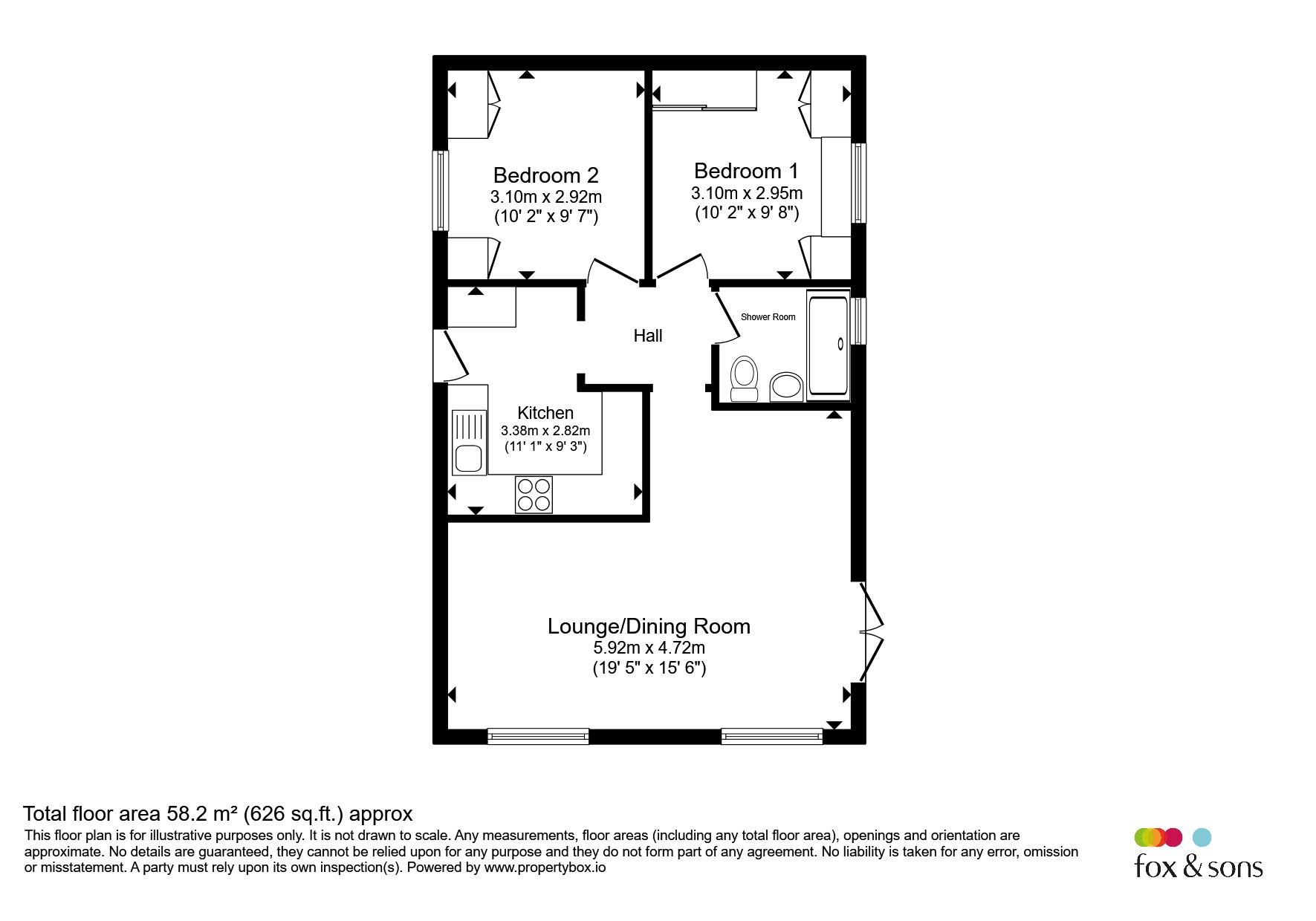 10, Lion House Park, Mill Road, Hailsham floorplan