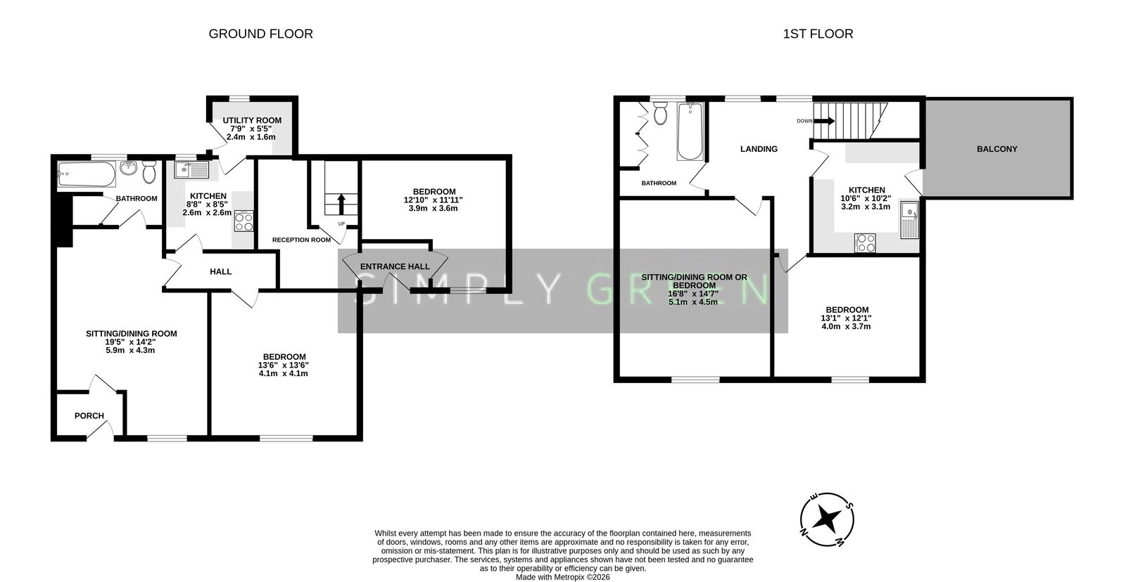 4, Radway Hill, Teignmouth floorplan