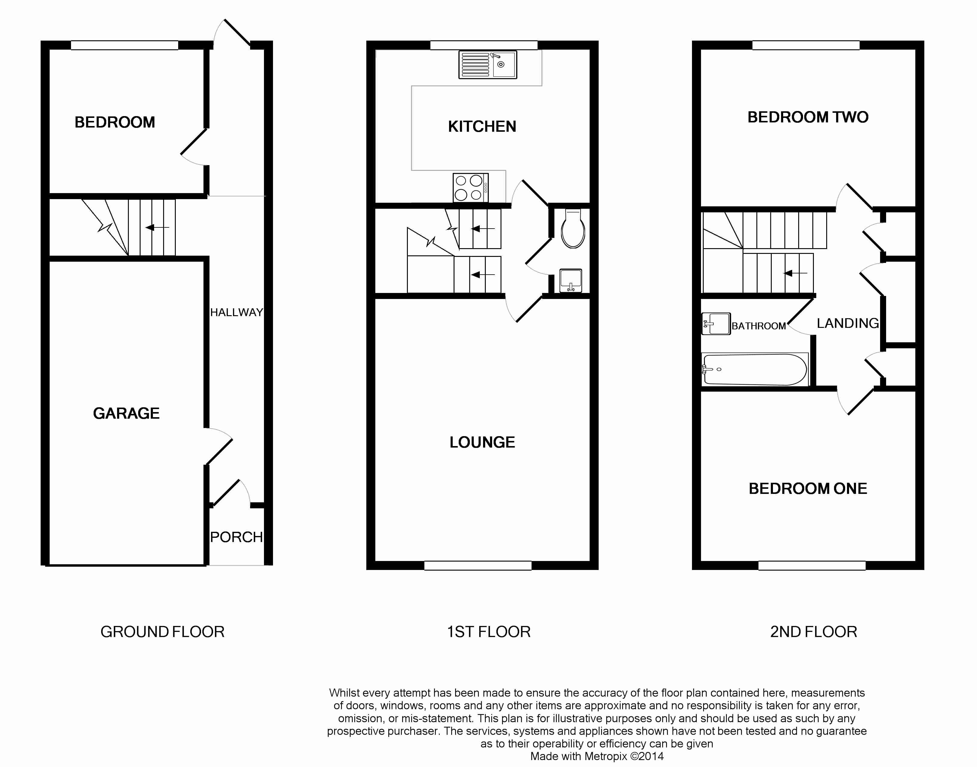3 Bedrooms Town house to rent in Old Kempshott Lane, Worting, Basingstoke RG22