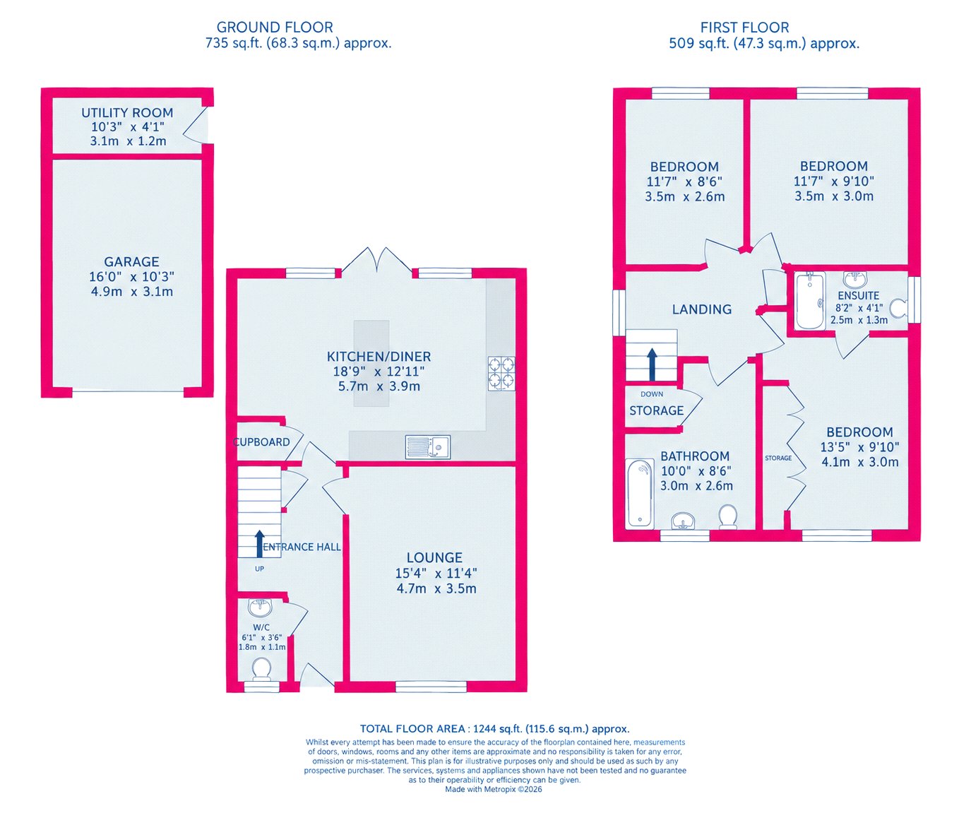 1, Kirk Mead, Bracknell floorplan