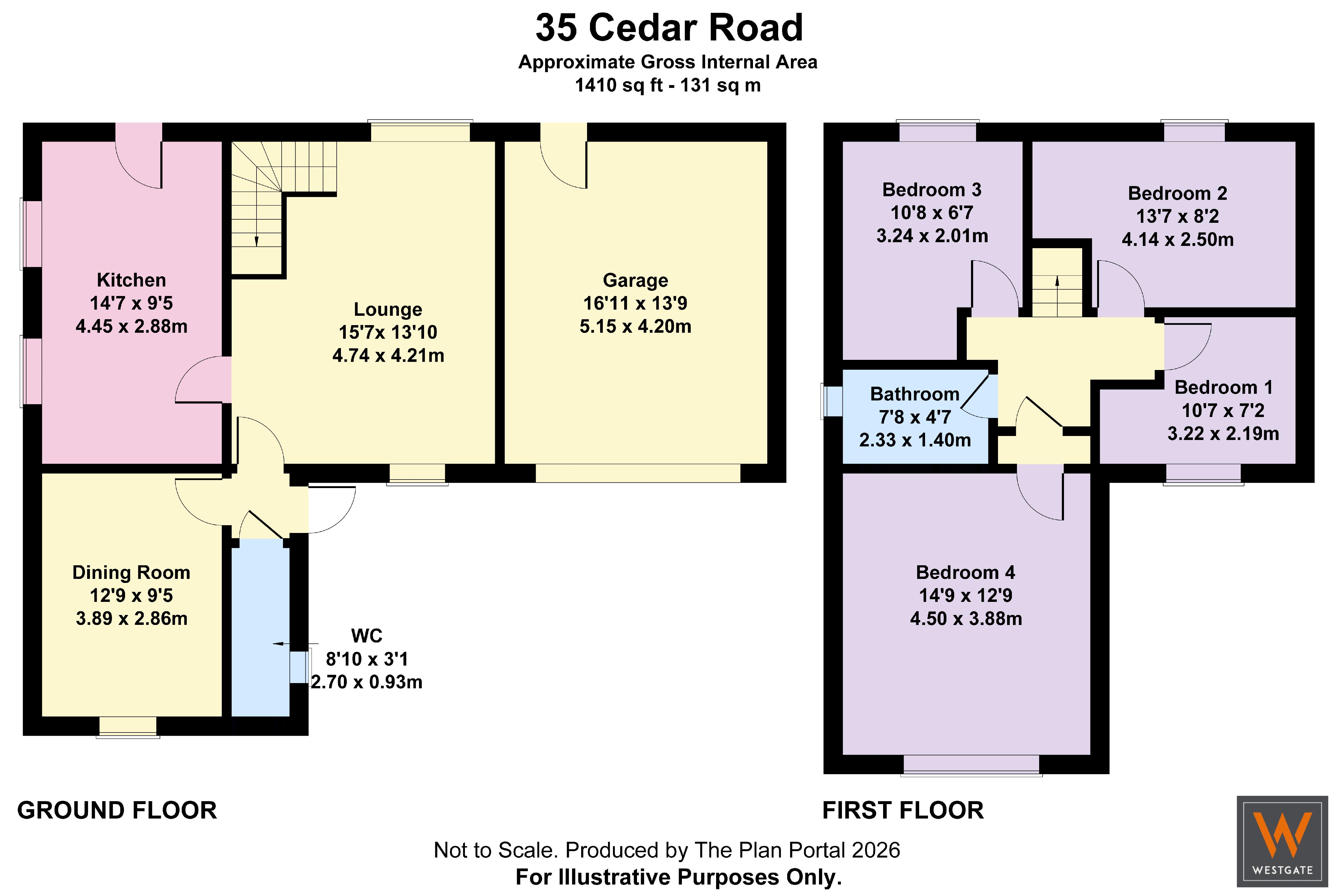 35, Cedar Road, Ayr floorplan