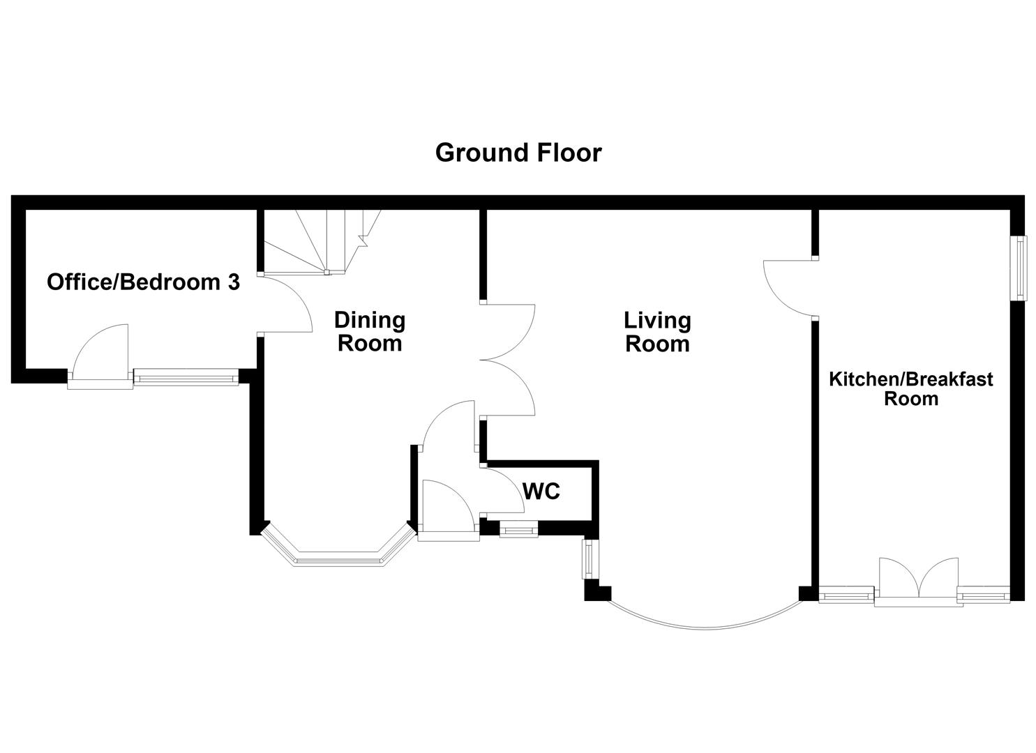 The Cottage, 1a, Long Causeway, Wakefield floorplan