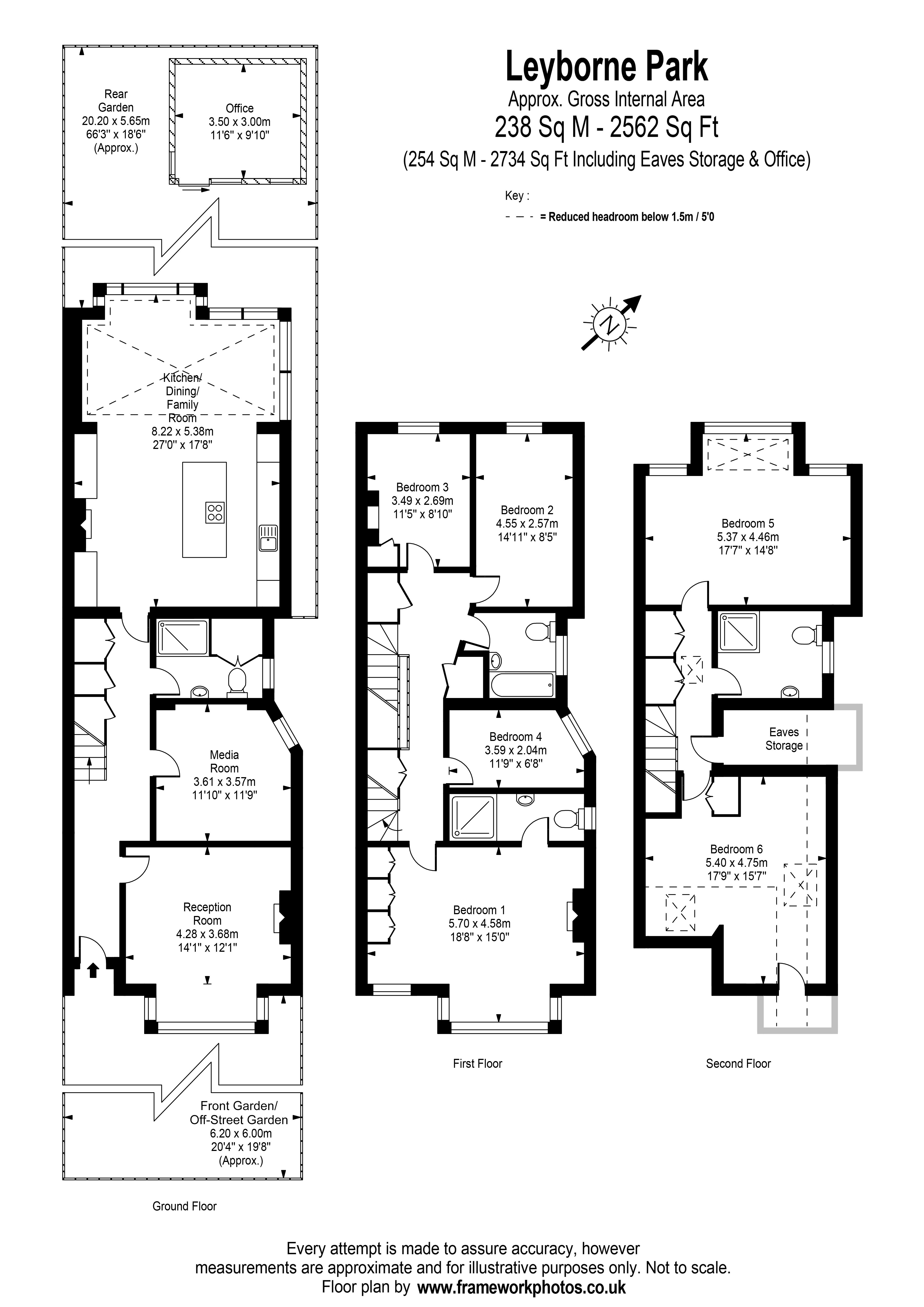 15, Leyborne Park, Surrey floorplan