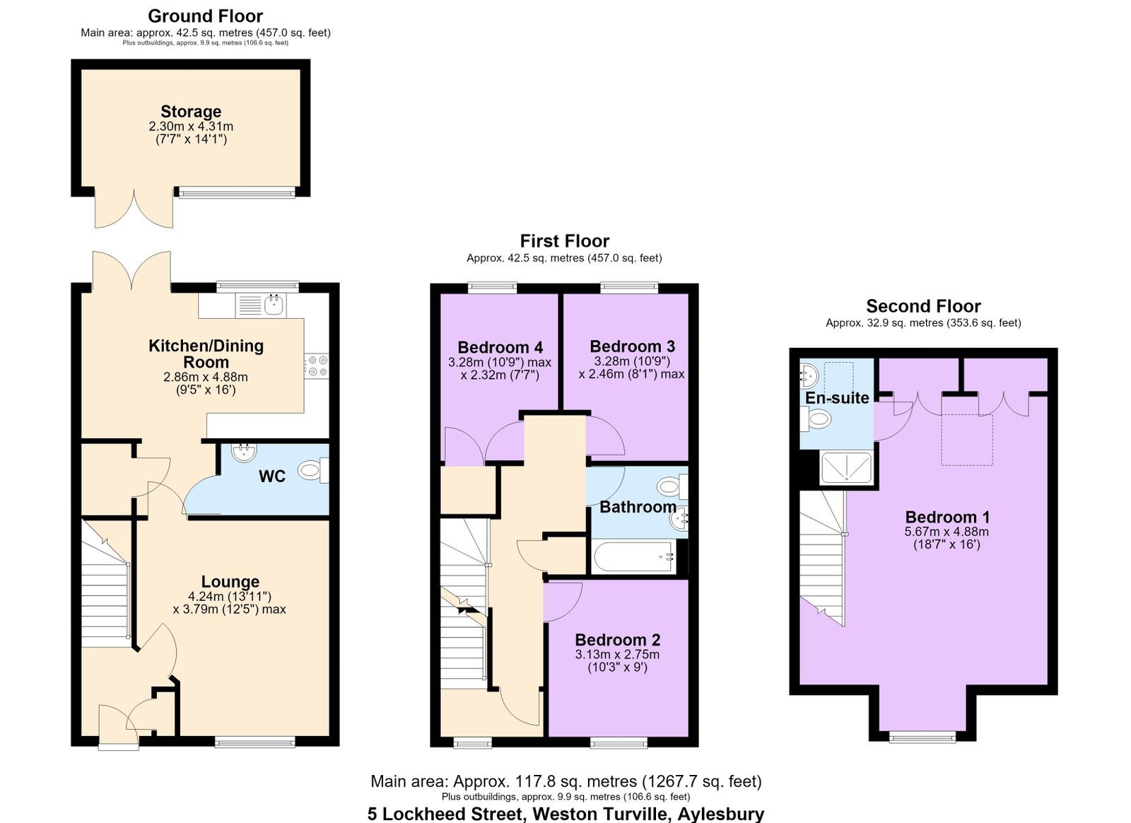 5, Lockheed Street, Aylesbury floorplan