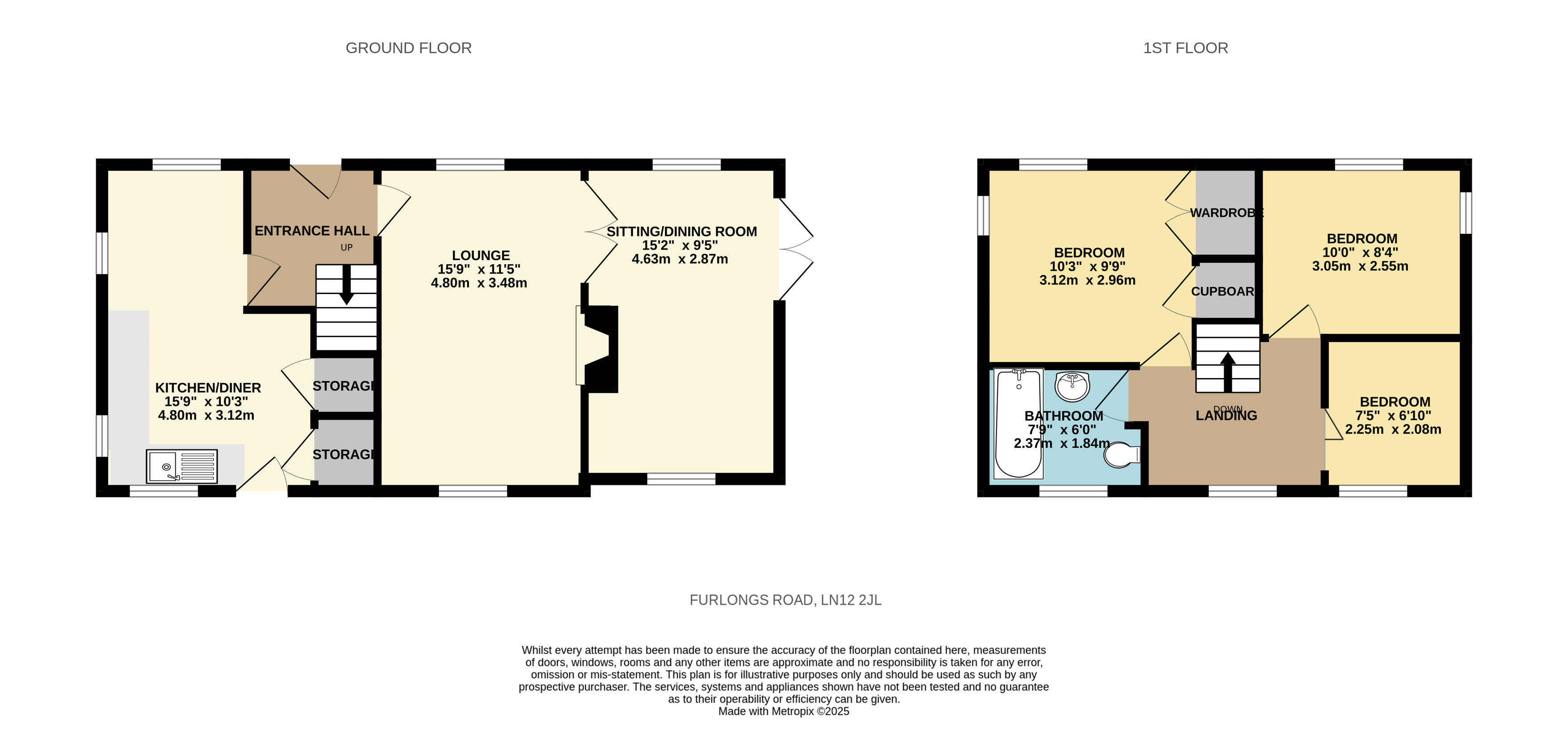 Manyways, Furlongs Road, Mablethorpe floorplan