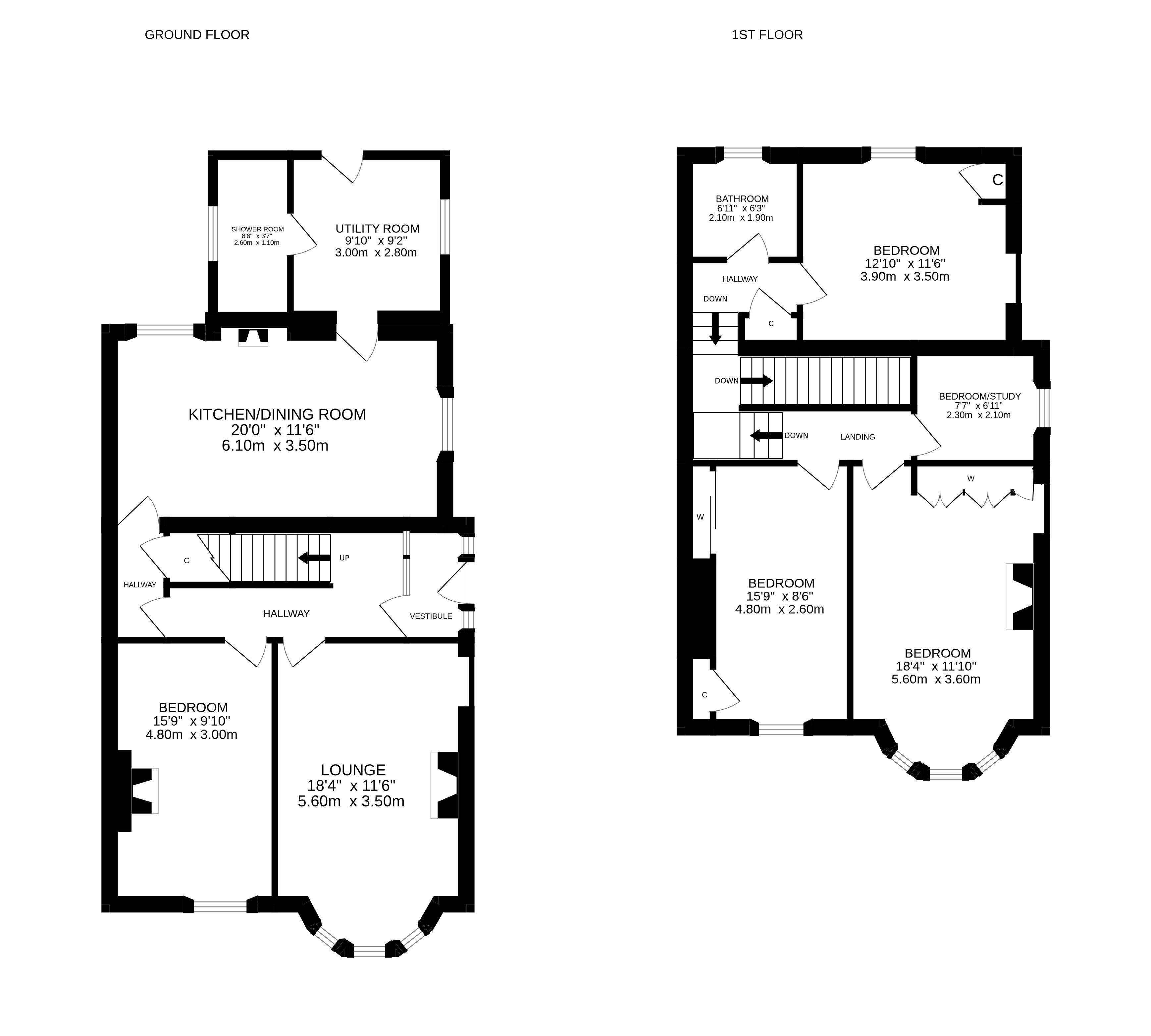 14, Chapelhill, Drummond Street , Crieff floorplan
