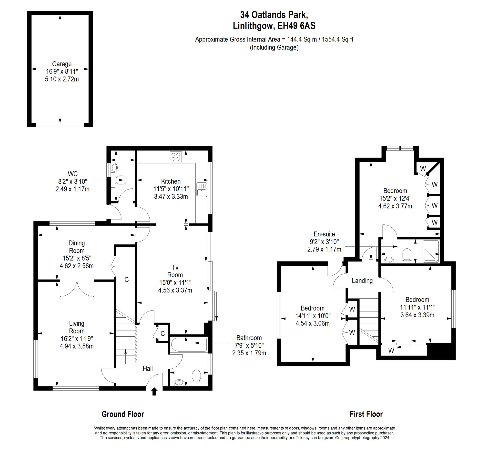 34 Oatlands Park, Linlithgow floorplan