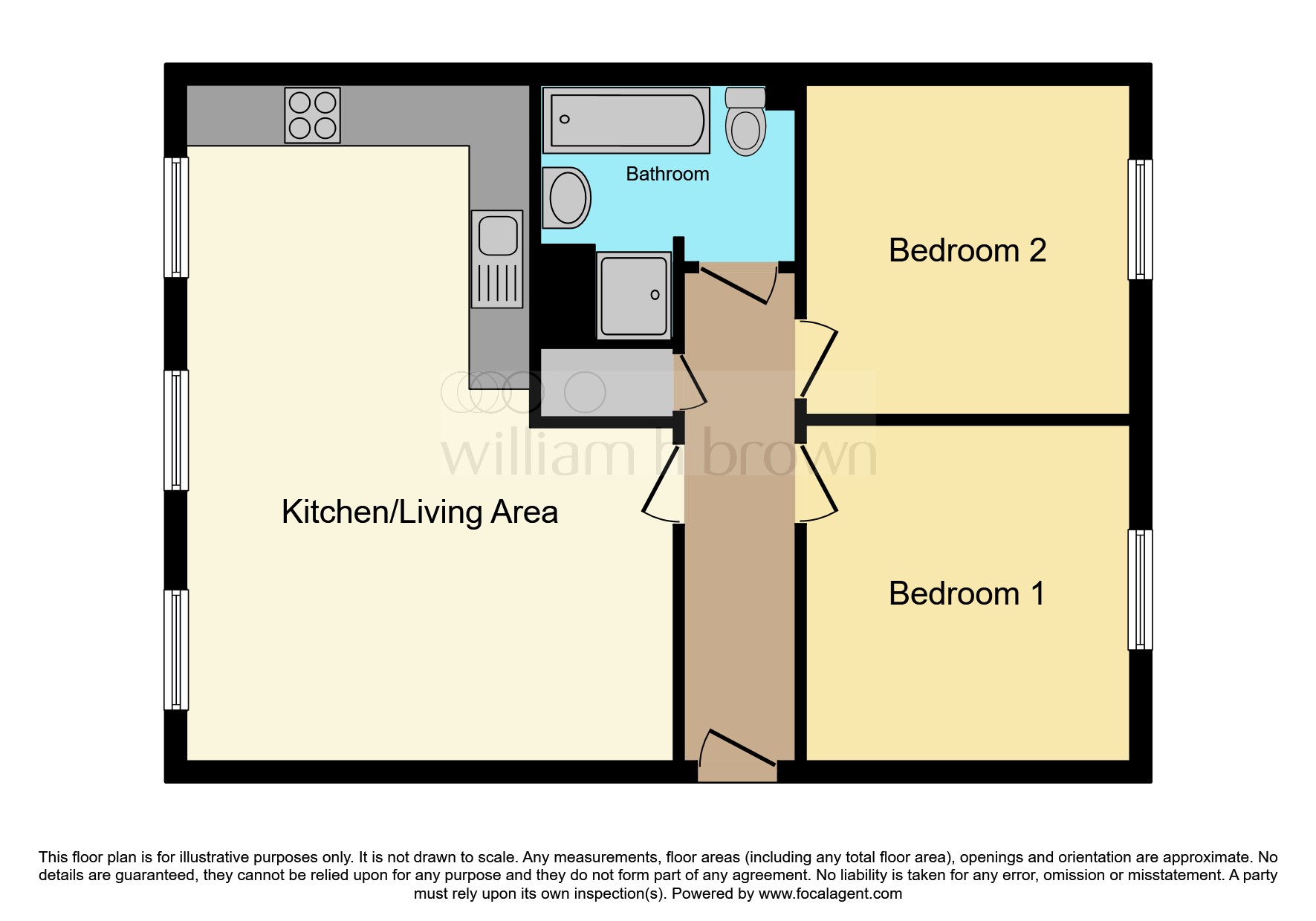 61, Barberry Court, Barnsley floorplan