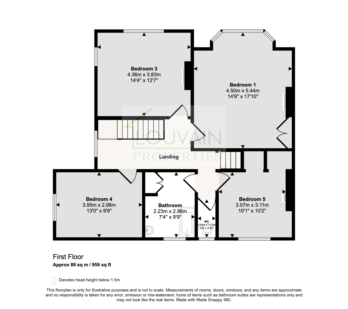 Pochin House, Tredegar floorplan