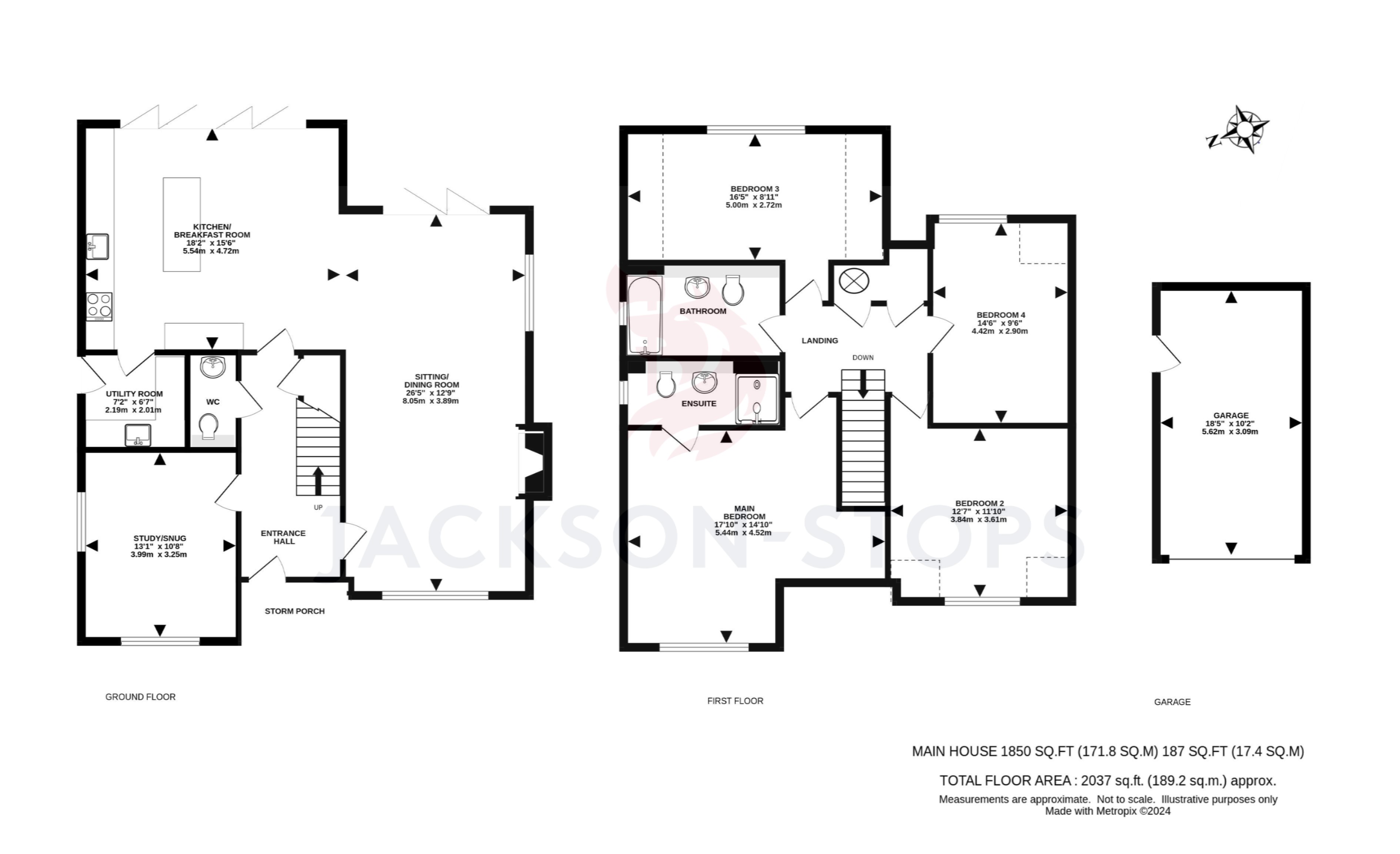 1 Hill Top Gardens,, Boxhill Road, Surrey floorplan
