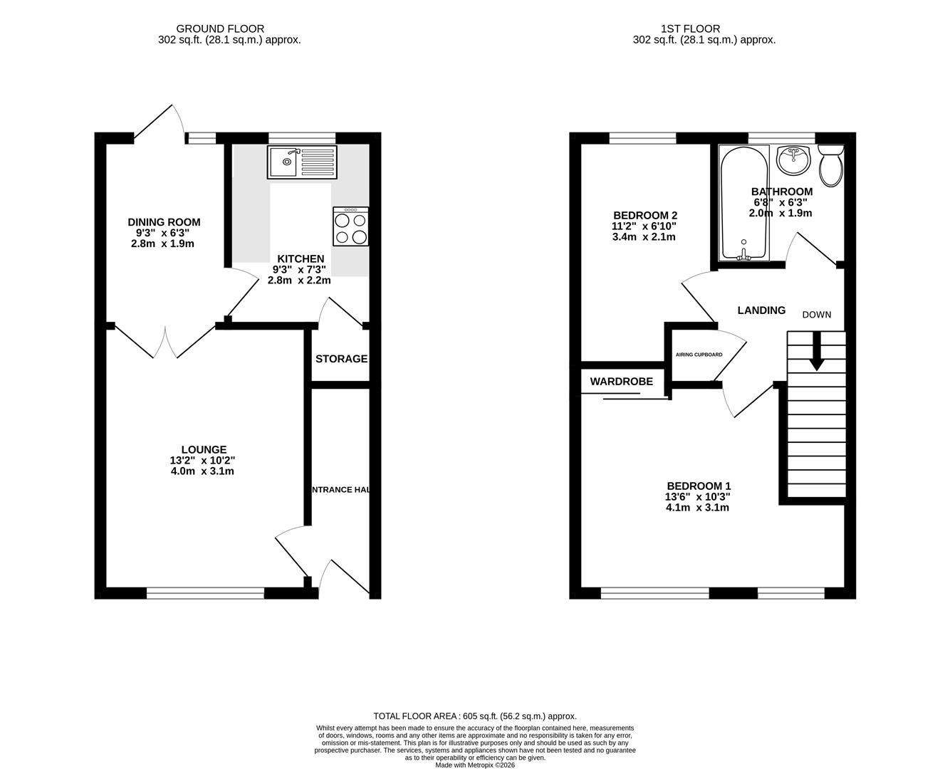 25, The Doves, Weymouth floorplan