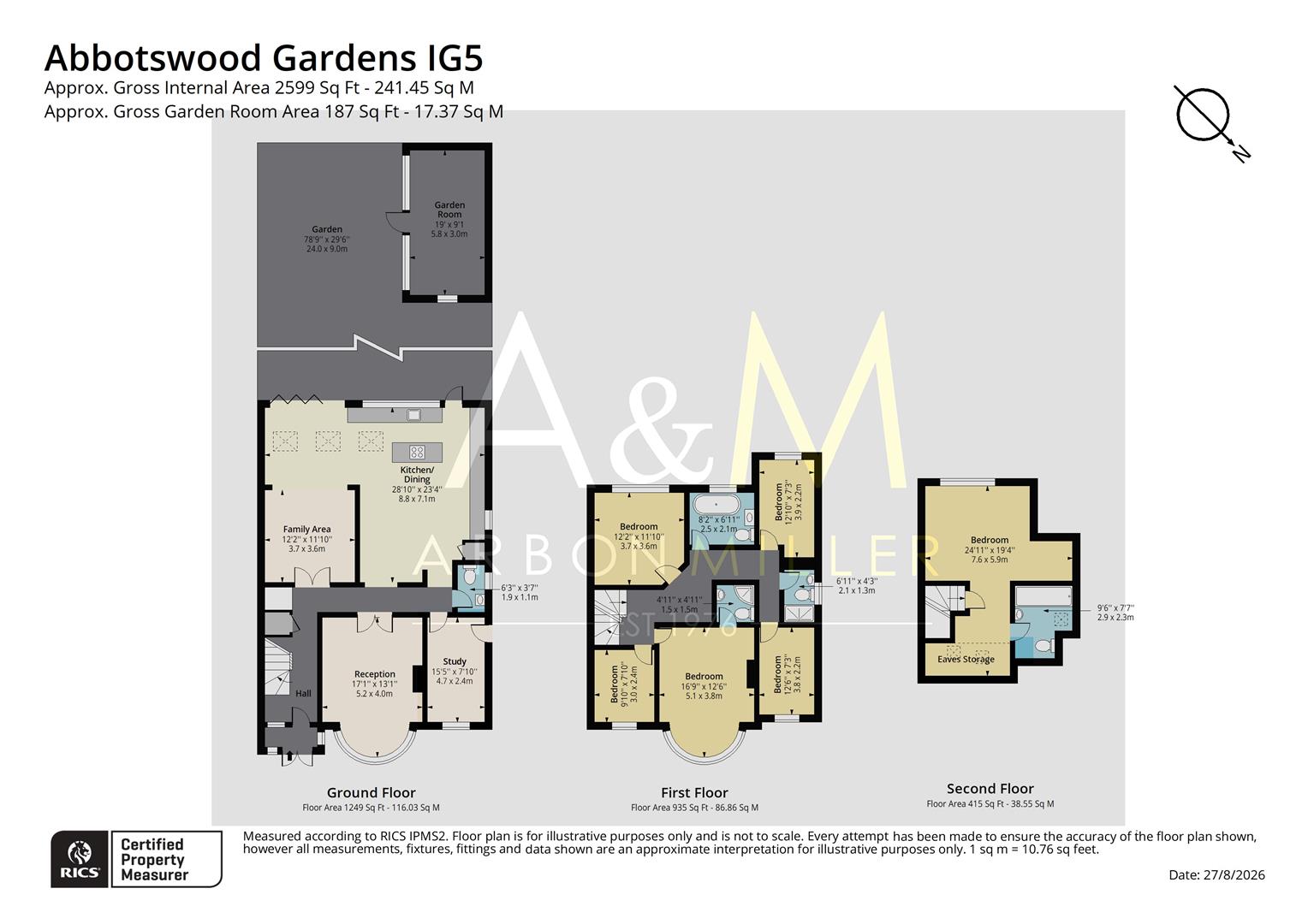 31, Abbotswood Gardens, Clayhall floorplan