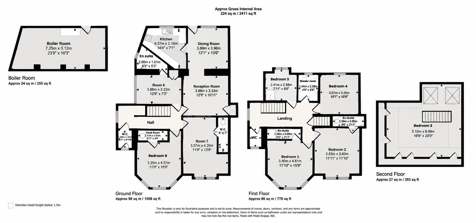 20 Avenue Road, Falmouth floorplan