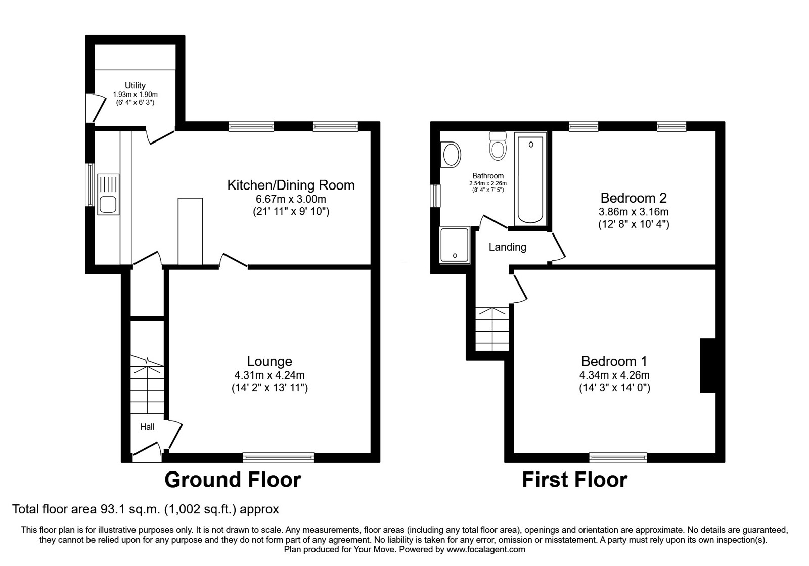Blackamoor Road, Blackburn floorplan